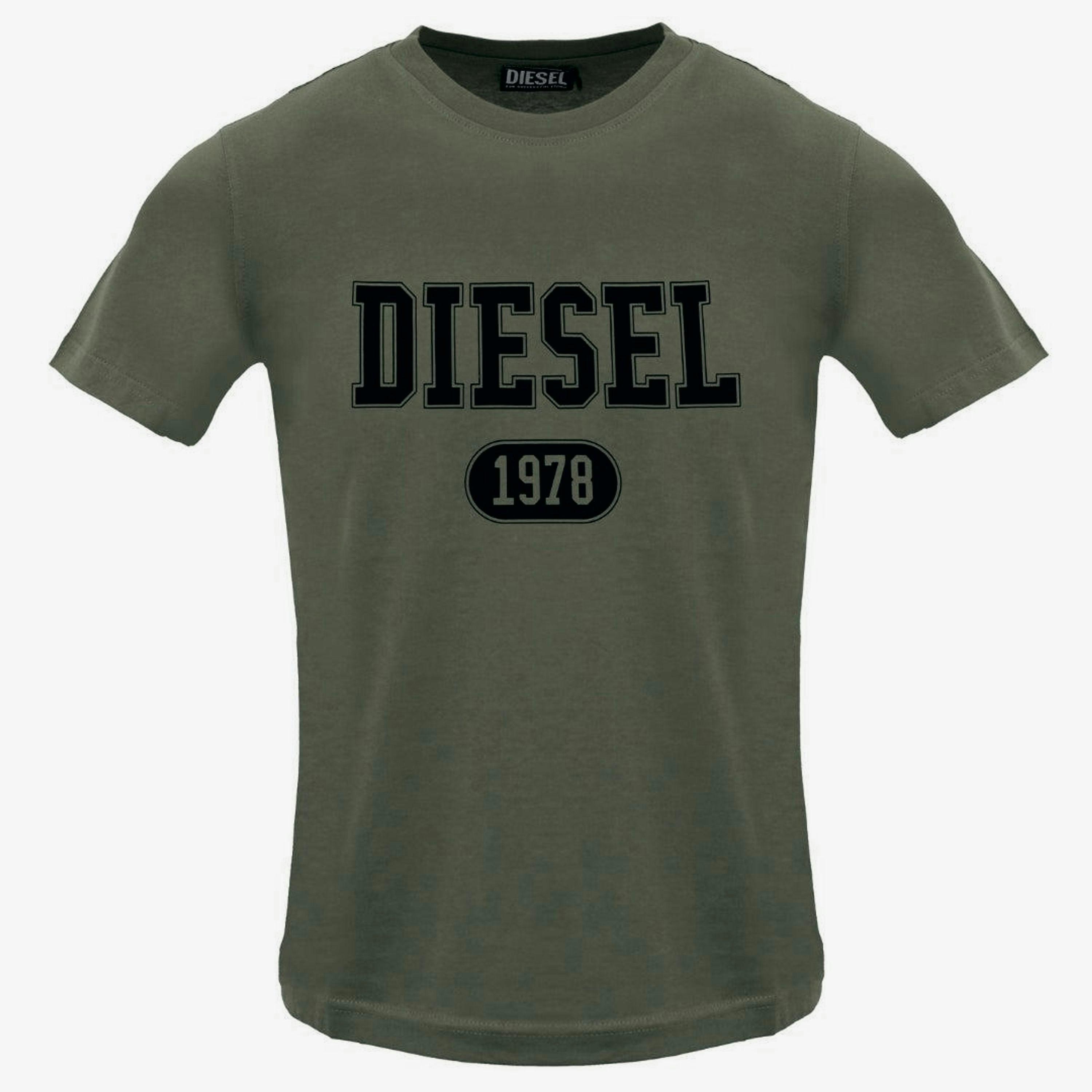 Diesel Mens Deep Depths Varsity Logo T-Shirt , view 1 of 1