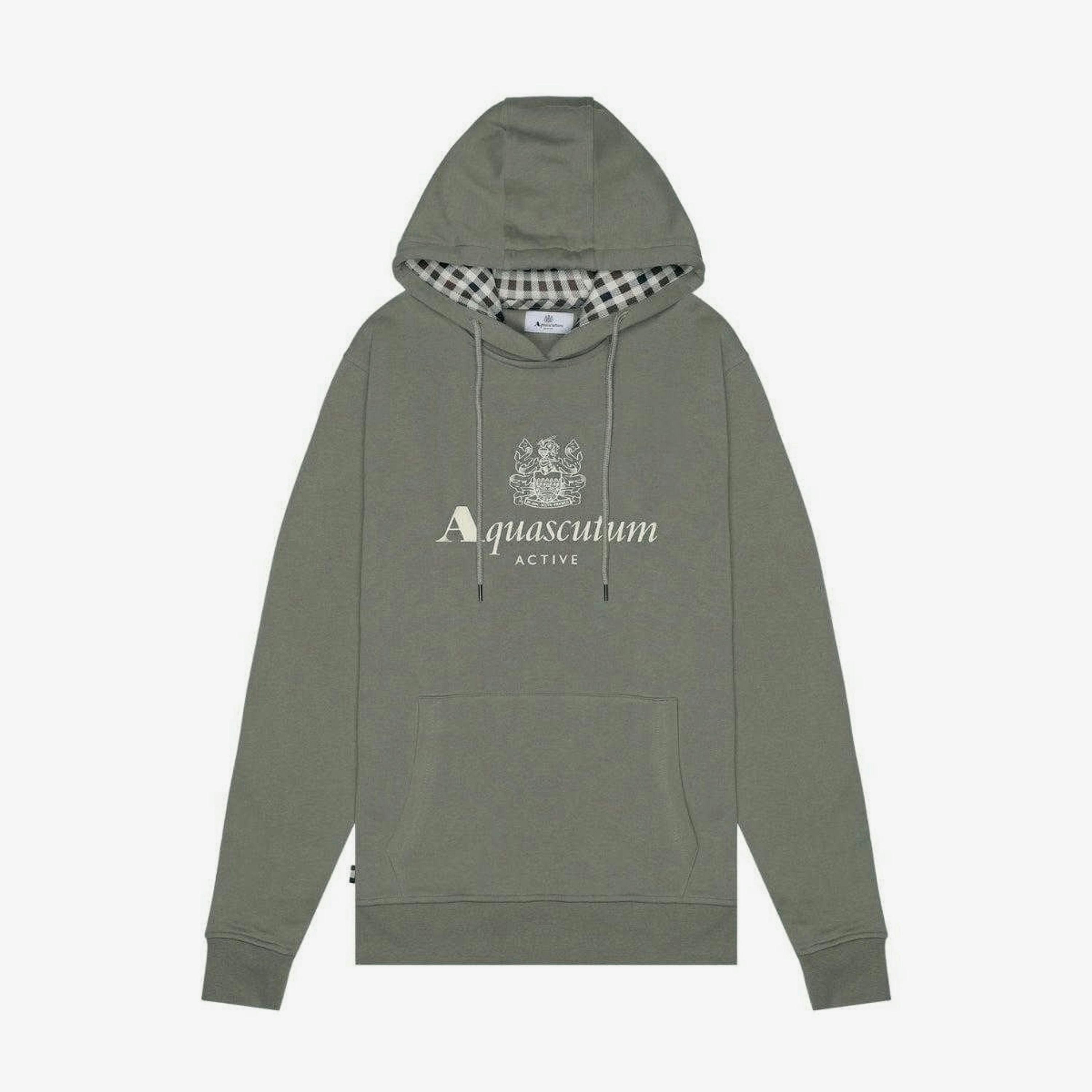 Aquascutum Mens Active Big Logo Hoodie , view 1 of 1