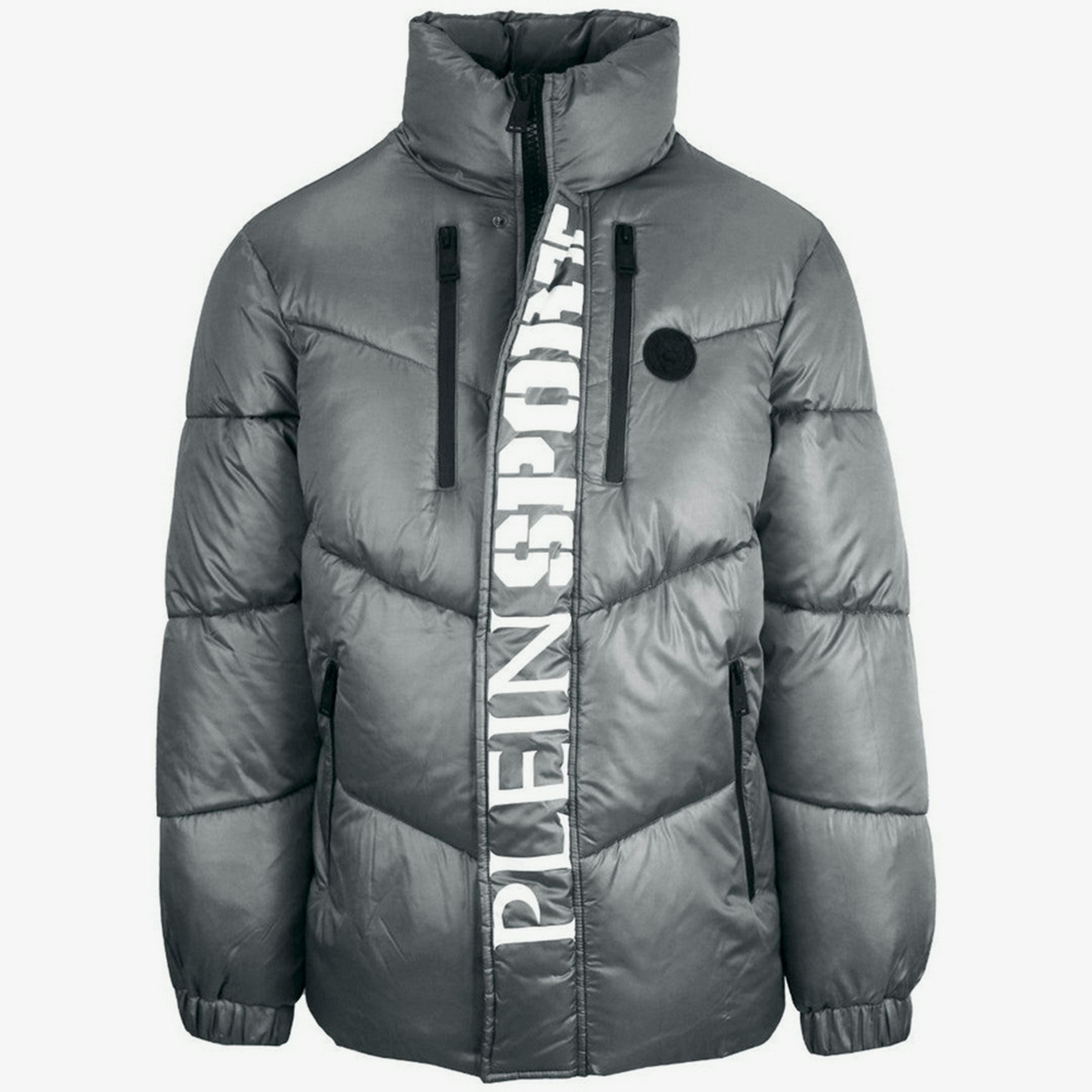 Plein Sport Mens Logo Padded Jacket , view 1 of 1