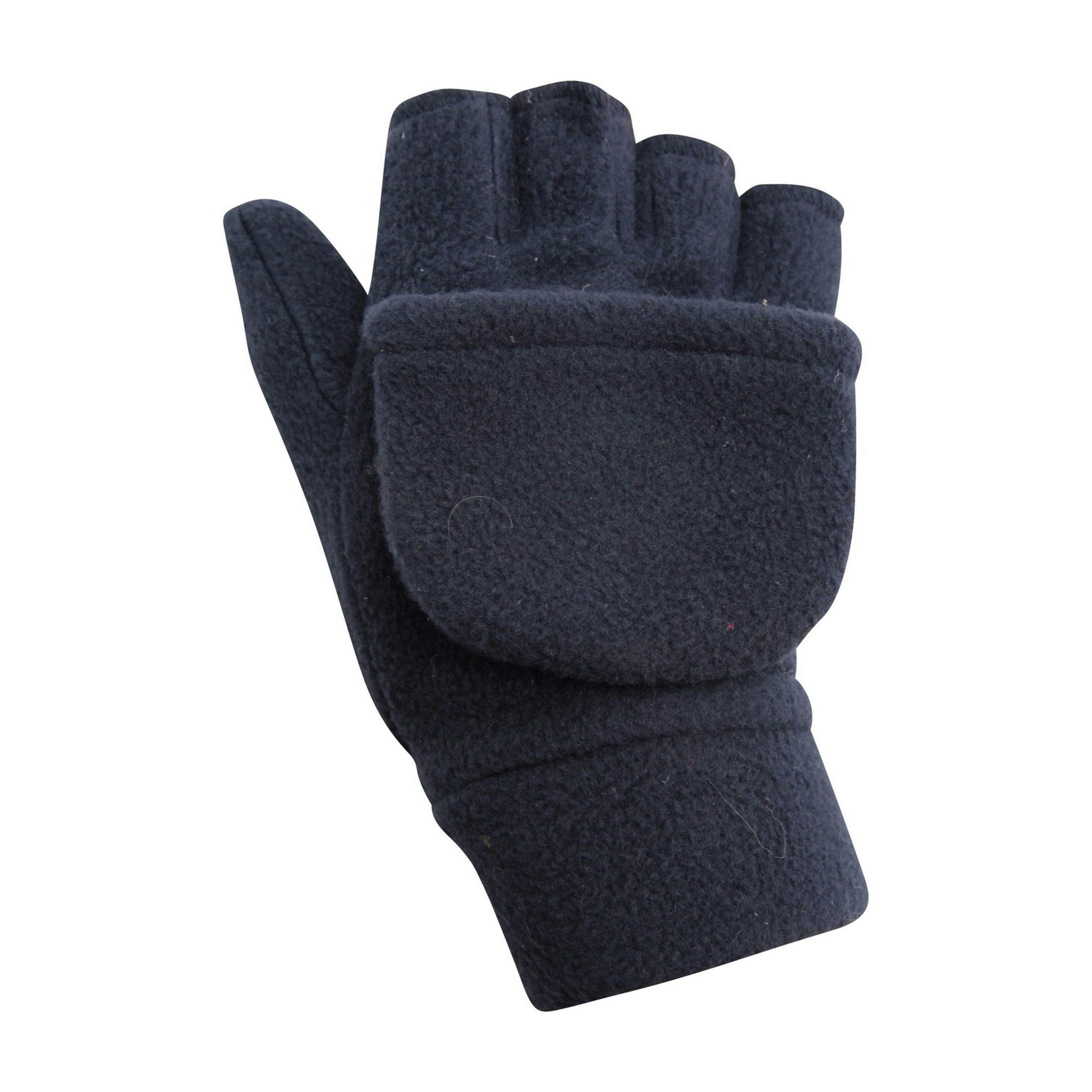 Mountain Warehouse Childrens/Kids Fingerless Fleece Mittens , view 2 of 4