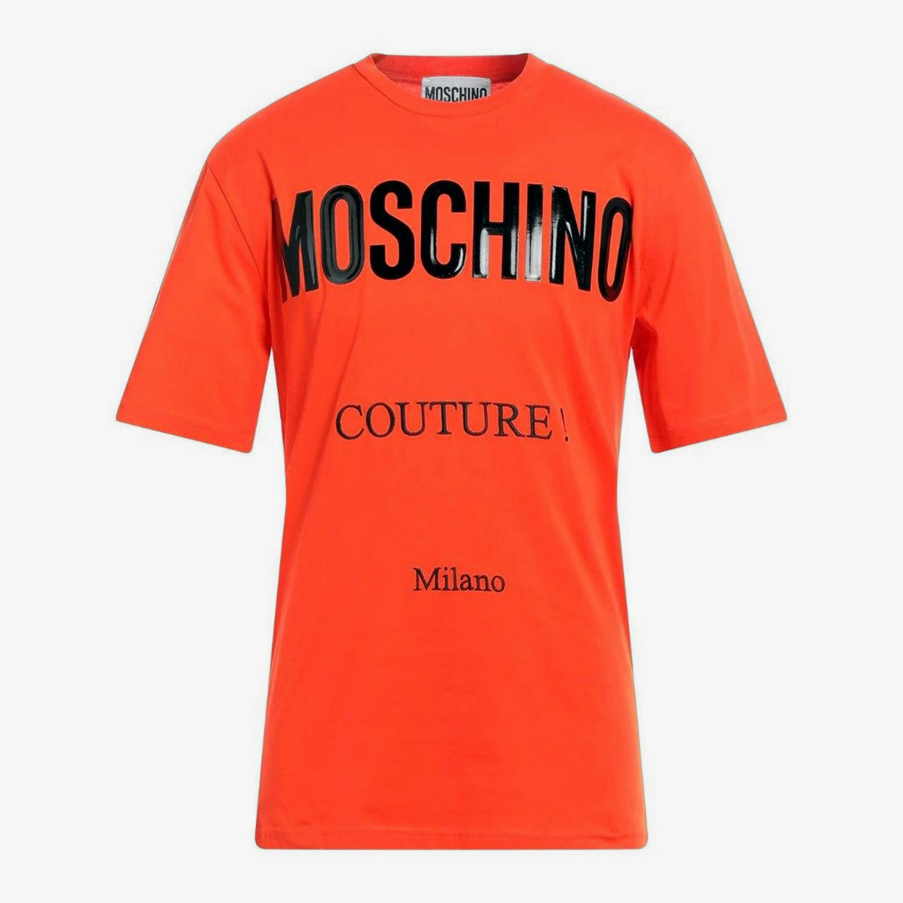 Moschino Mens Couture Gloss Logo T-Shirt , view 1 of 1