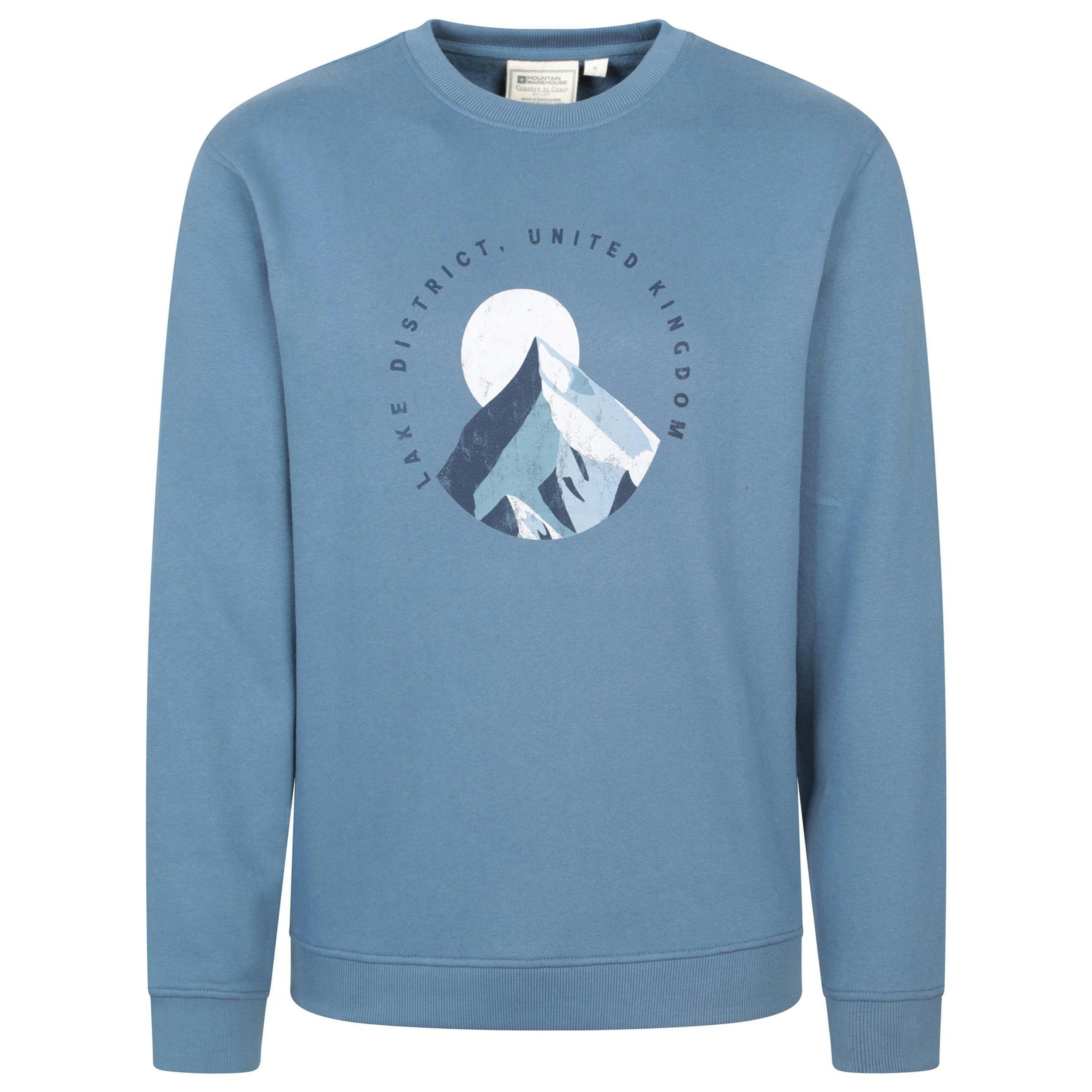 Mountain Warehouse Mens Regional District Lake Sweatshirt , view 1 of 3