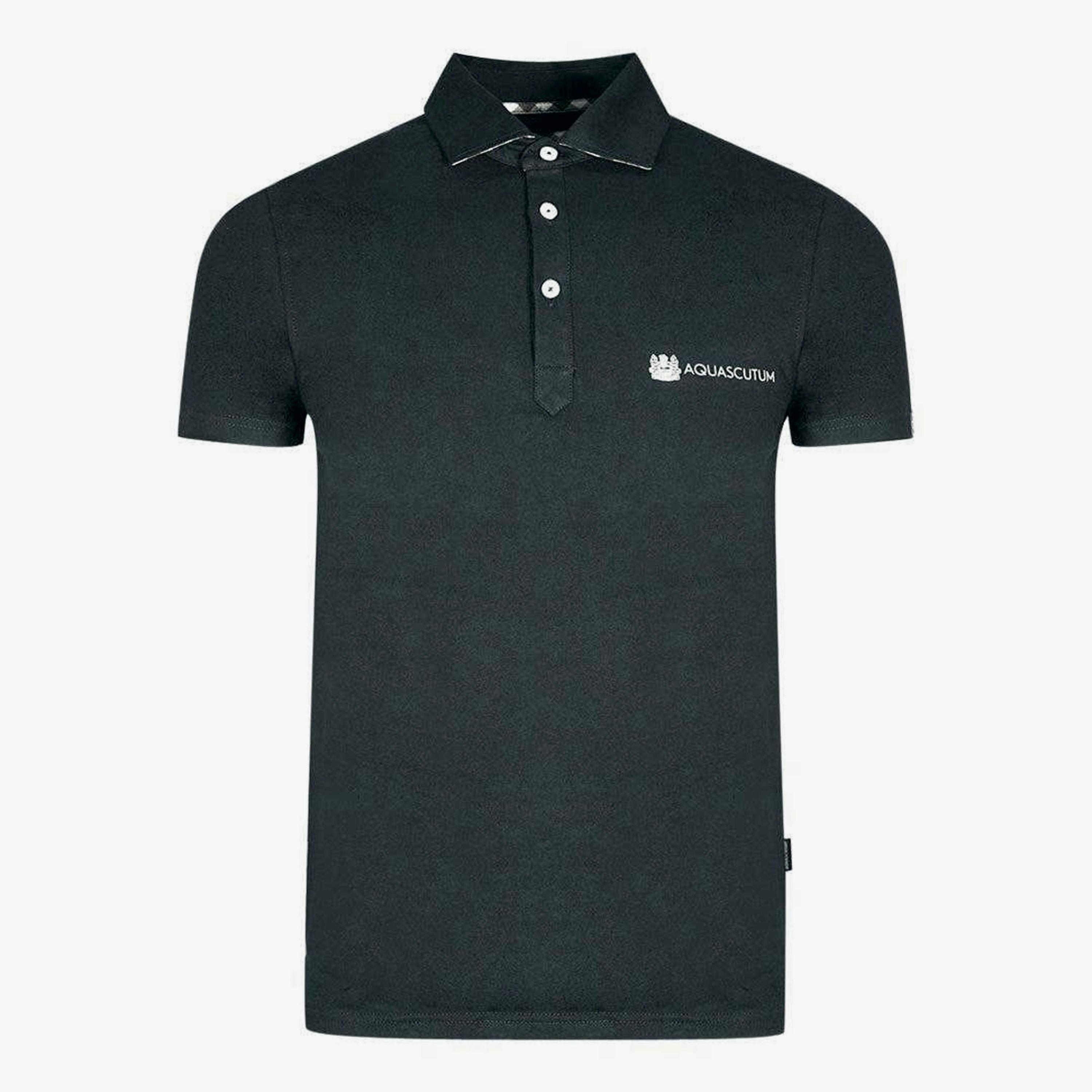 Aquascutum Unisex Adult Aldis Block Logo Polo Shirt , view 1 of 1