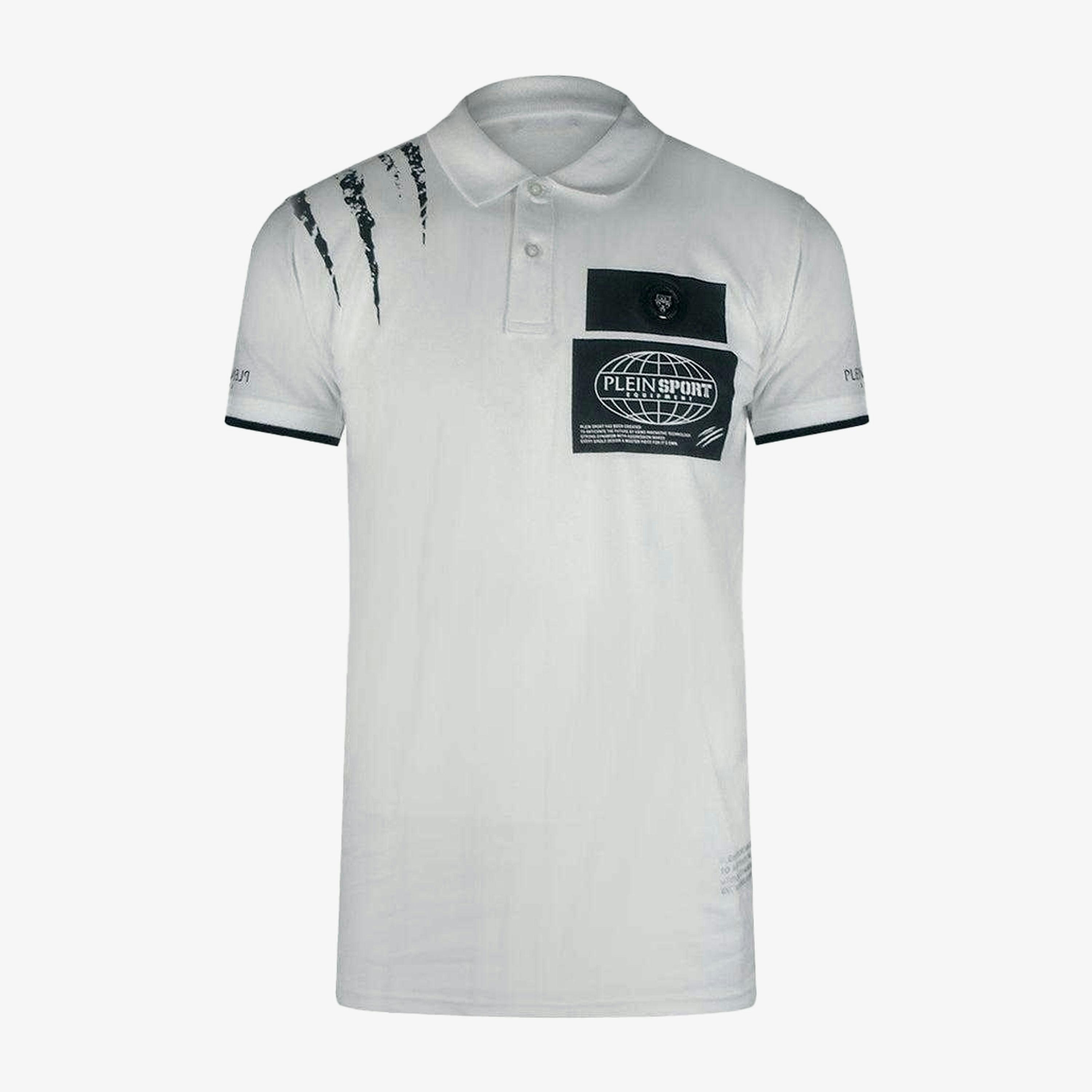 Plein Sport Mens Scratch Polo Shirt , view 1 of 3
