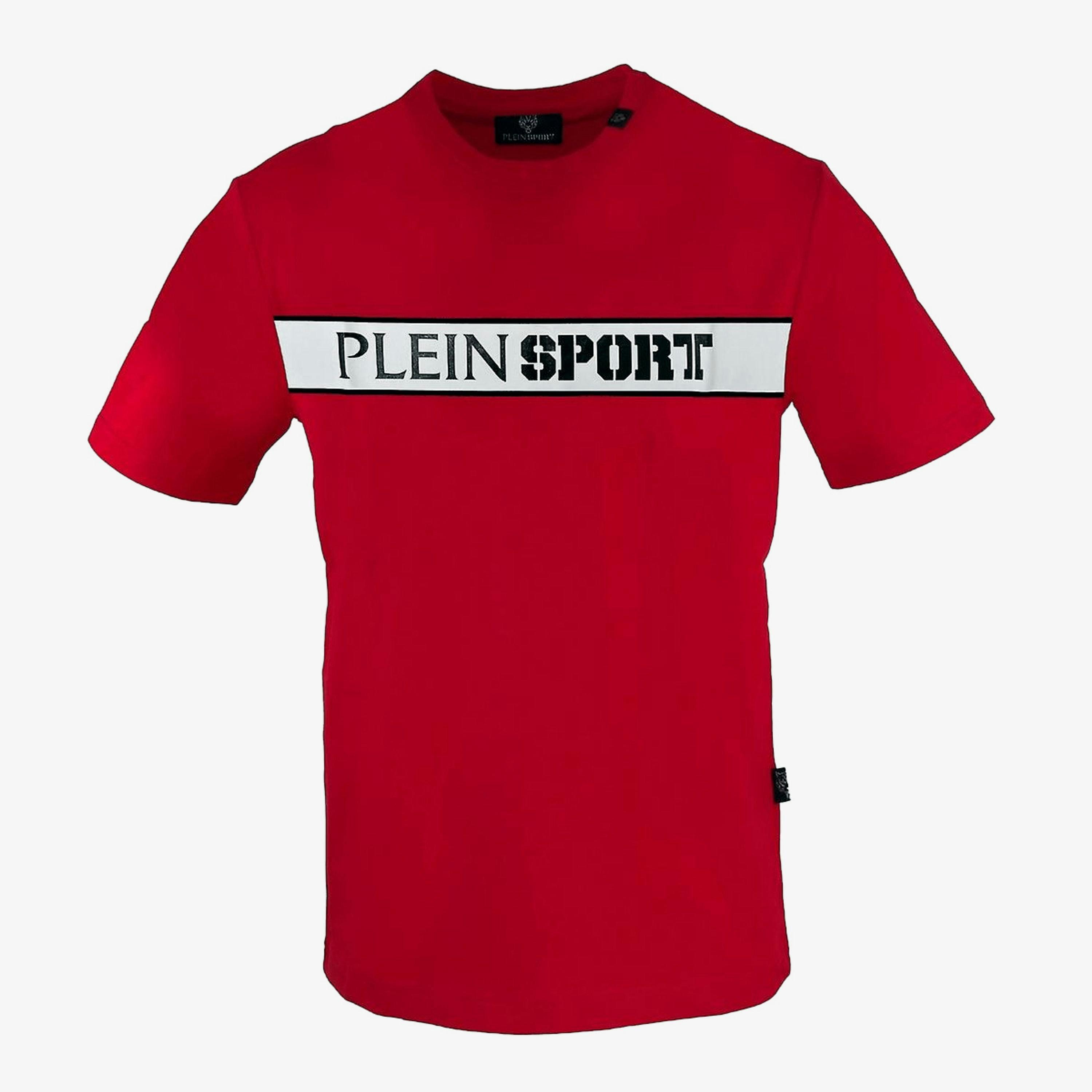 Plein Sport Mens Panel Logo T-Shirt , view 1 of 1
