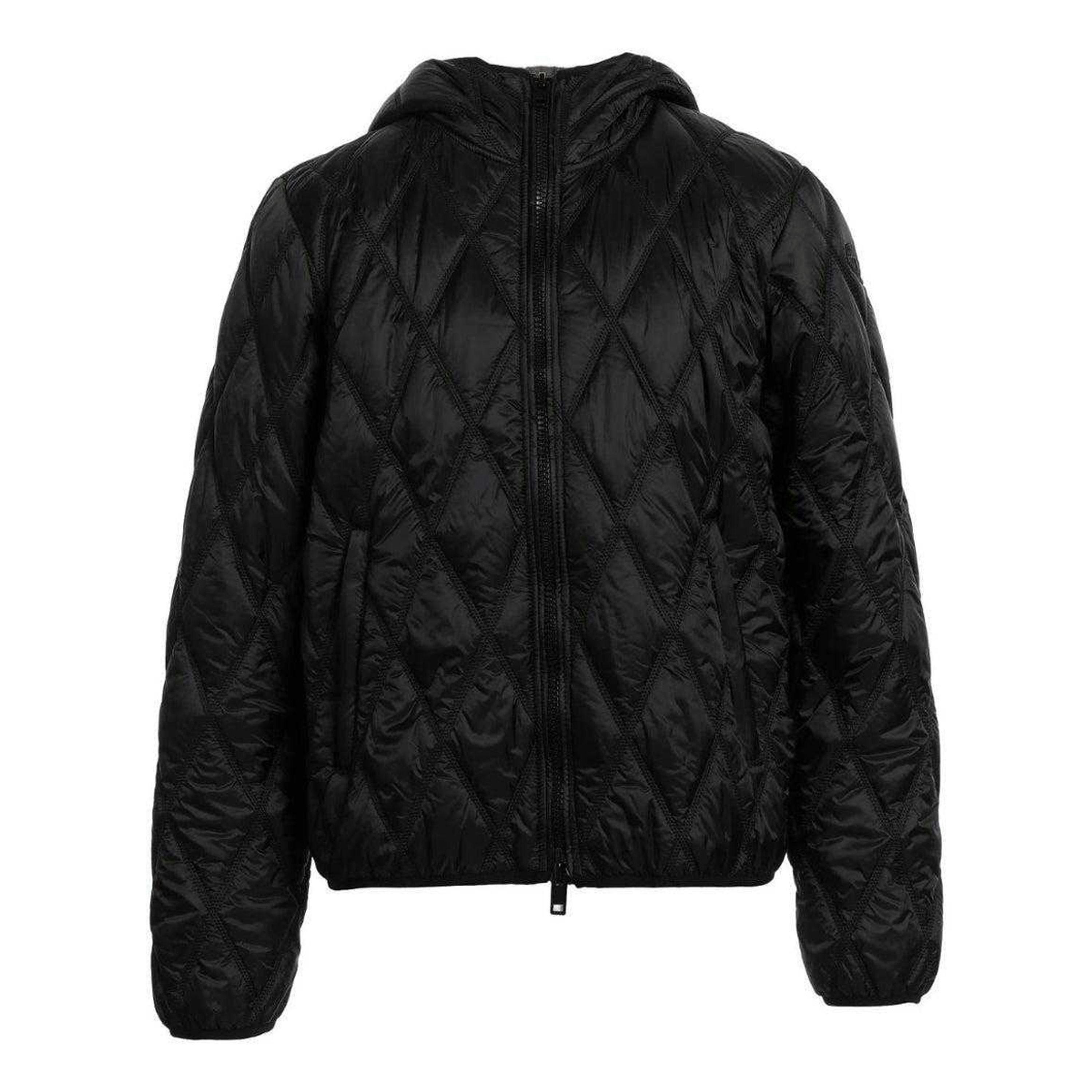 Diesel Mens Quilted Hooded Padded Jacket , view 1 of 4