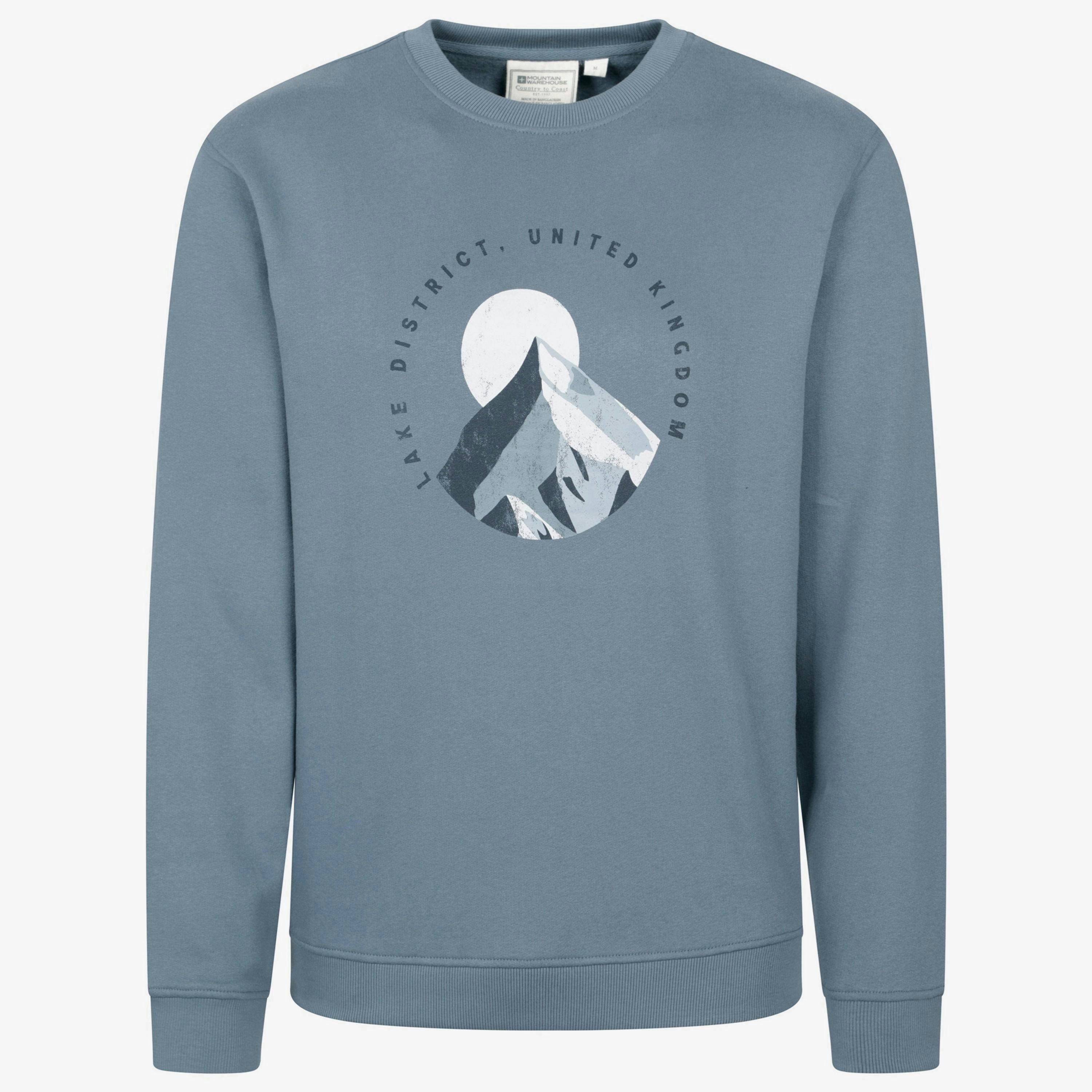 Mountain Warehouse Mens Regional District Lake Sweatshirt , view 1 of 1