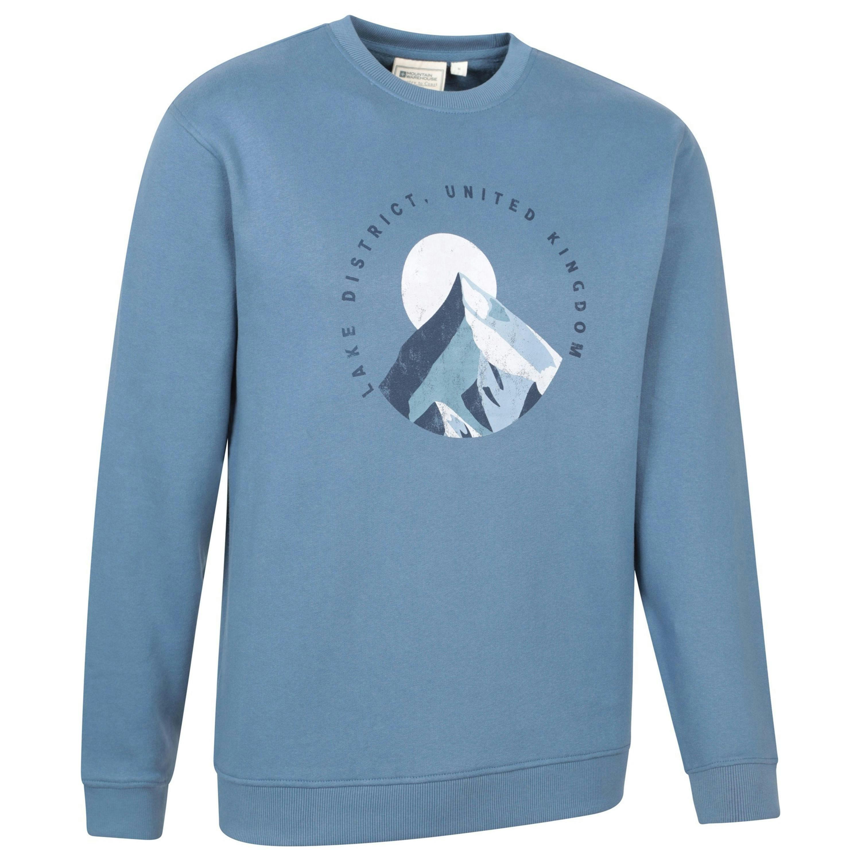 Mountain Warehouse Mens Regional District Lake Sweatshirt , view 3 of 4