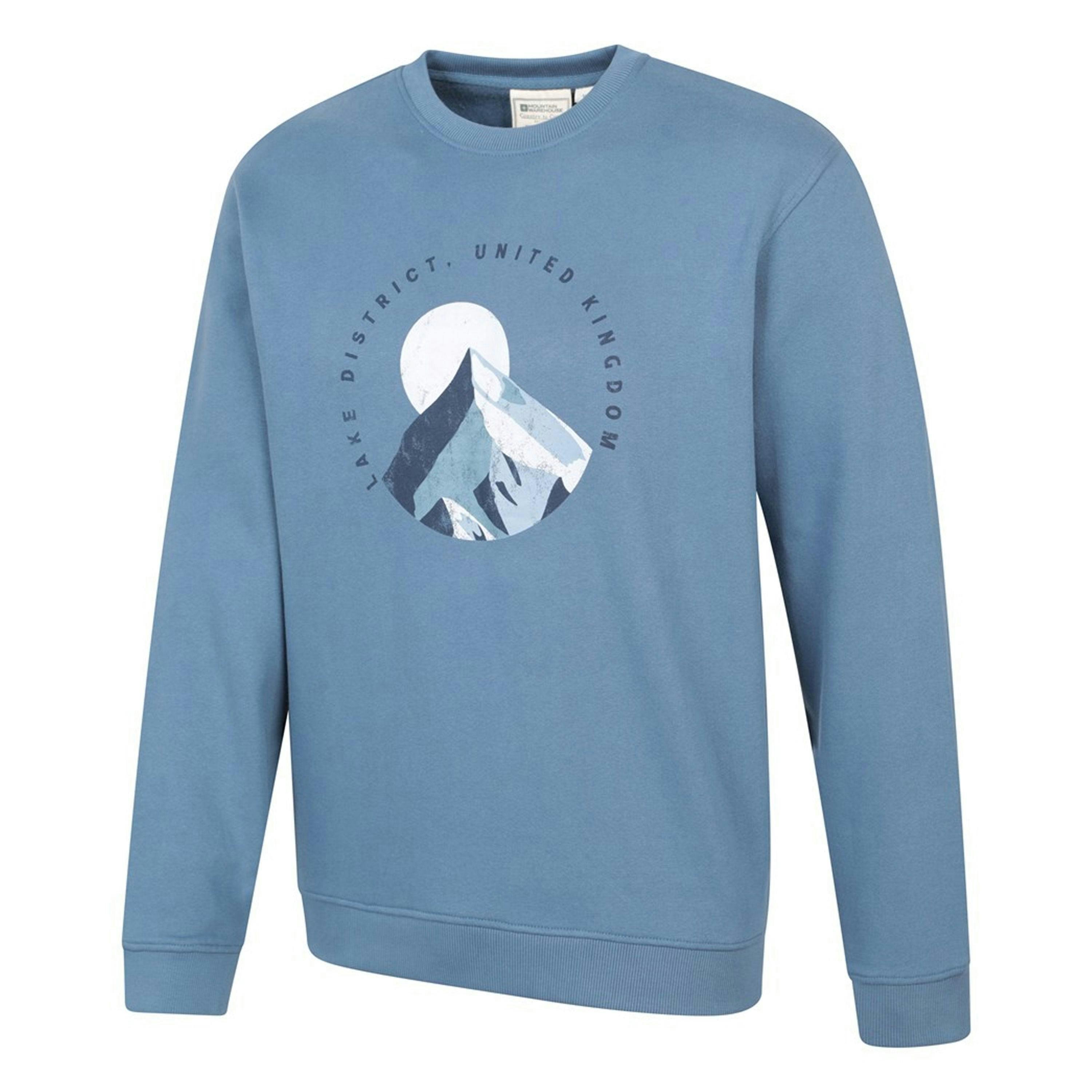Mountain Warehouse Mens Regional District Lake Sweatshirt , view 4 of 4