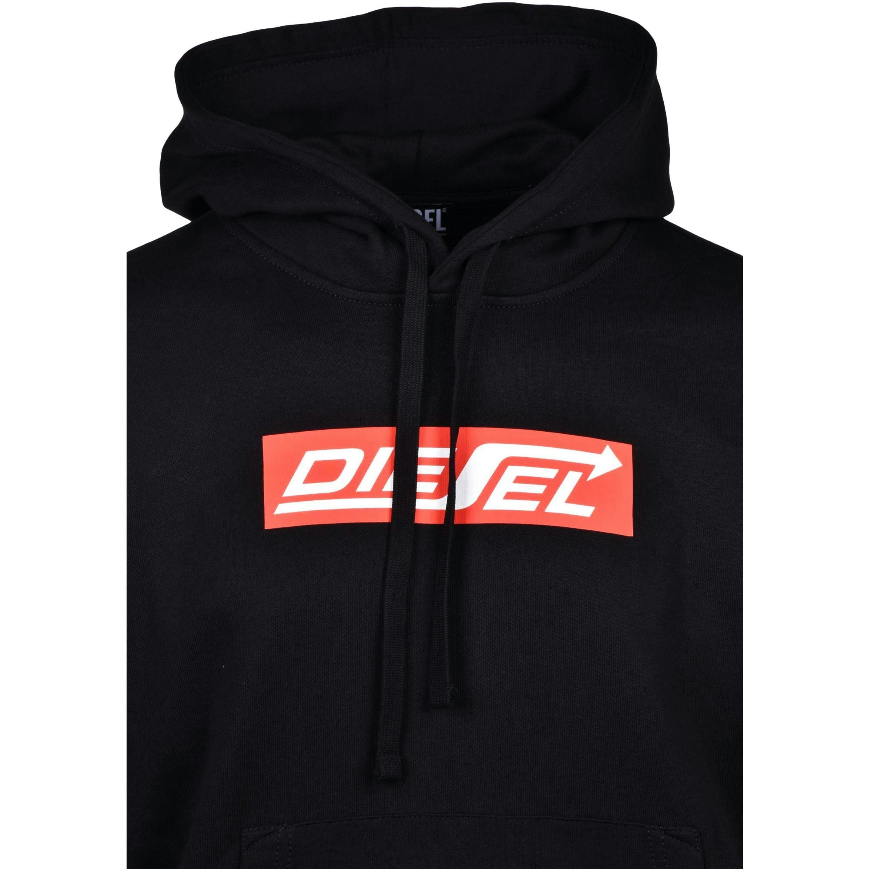 Diesel Unisex Adult Arrow Logo Hoodie , view 3 of 4