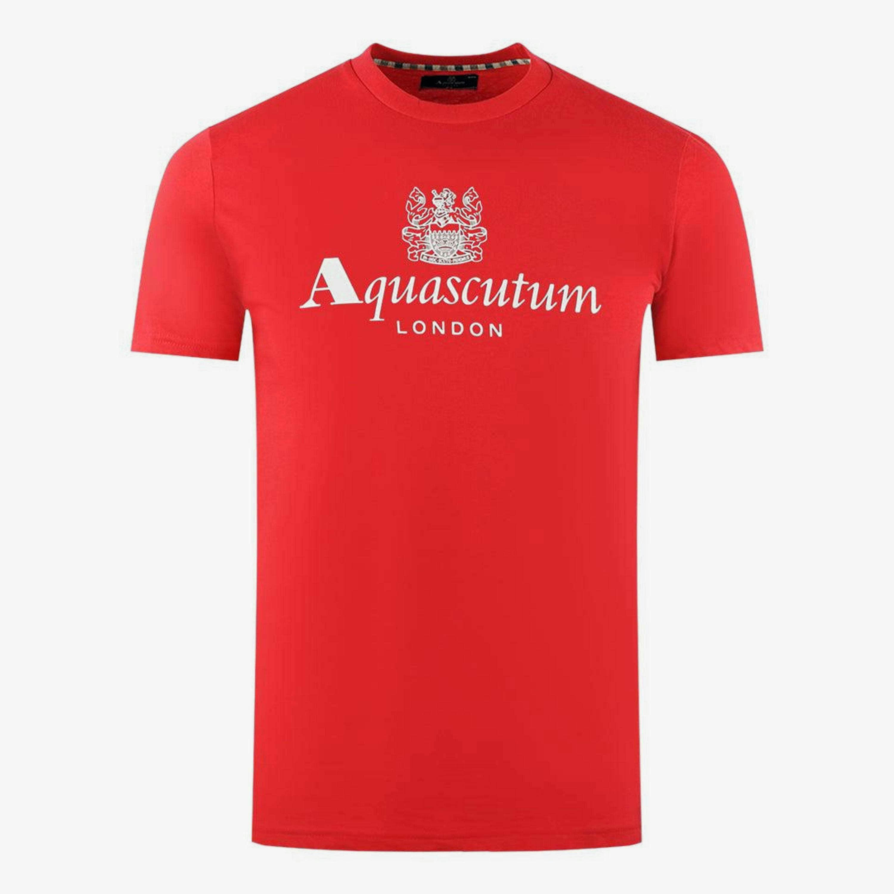 Aquascutum Mens London Aldis Logo T-Shirt , view 1 of 1