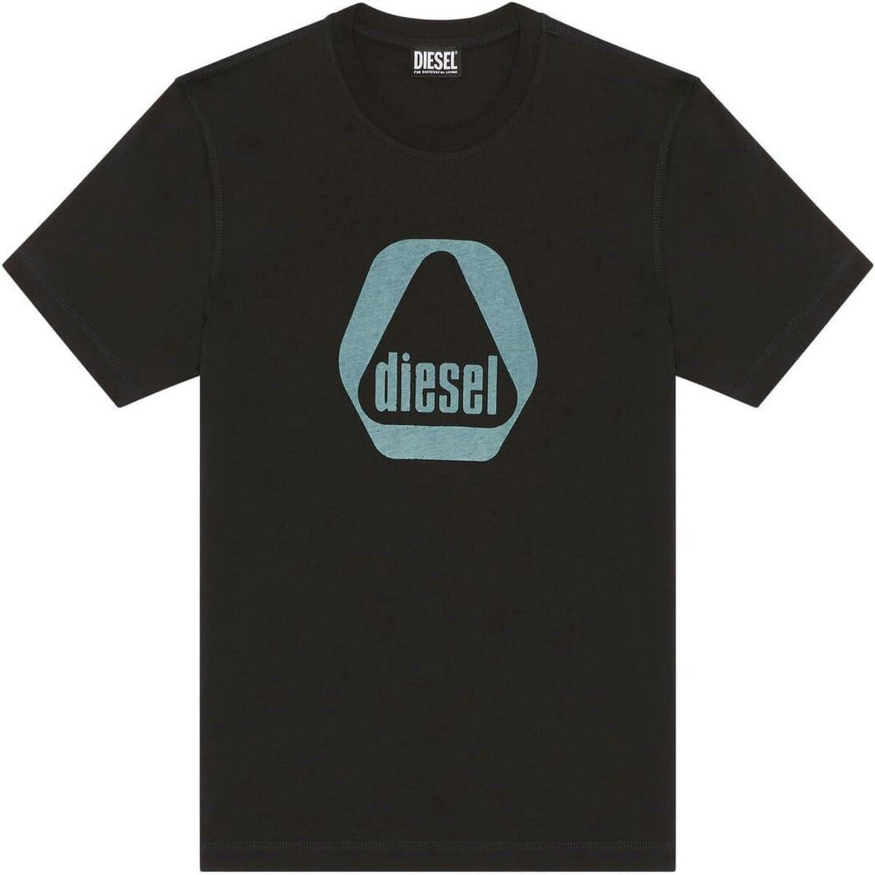 Diesel Mens Triangle Logo T-Shirt , view 1 of 5