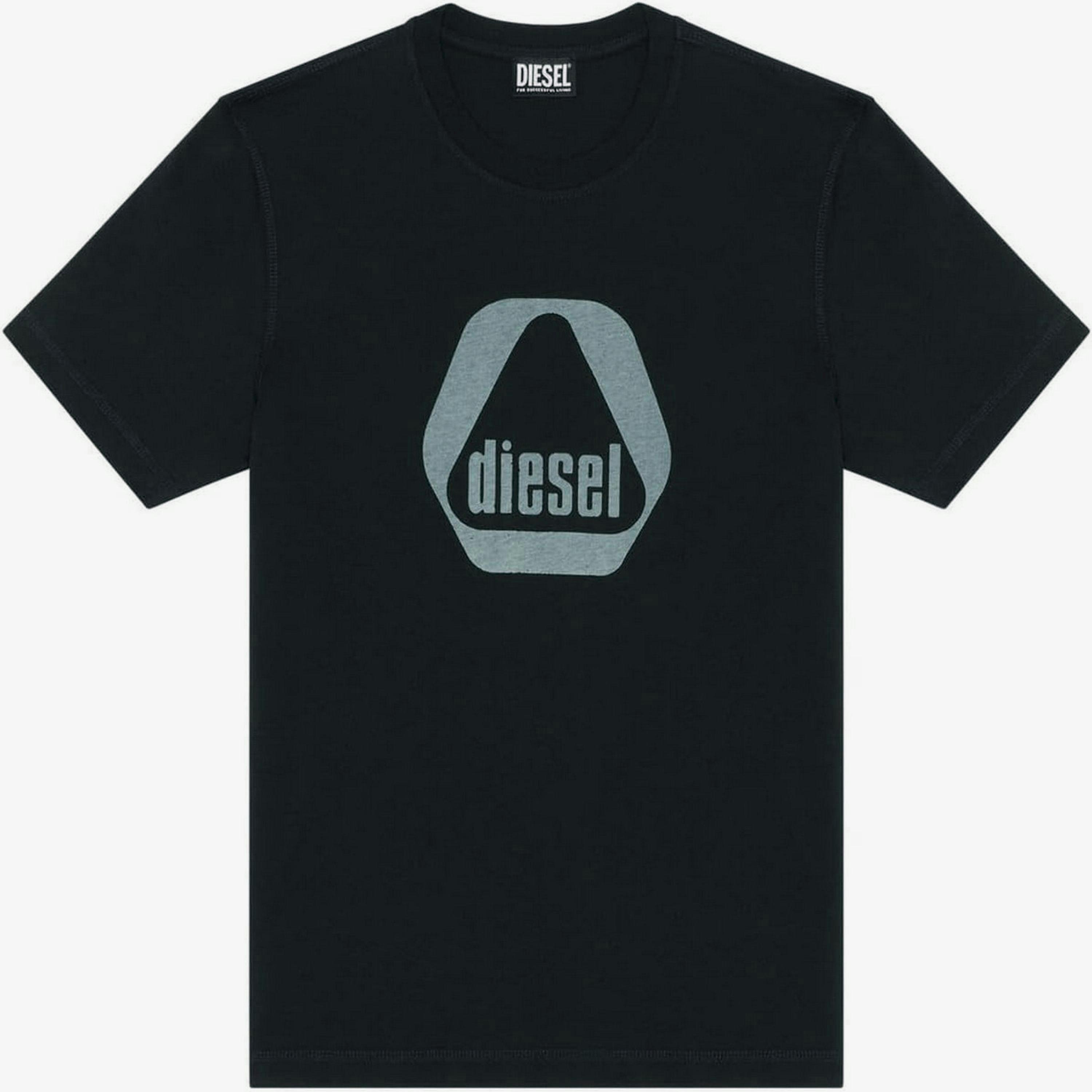 Diesel Mens Triangle Logo T-Shirt , view 1 of 1