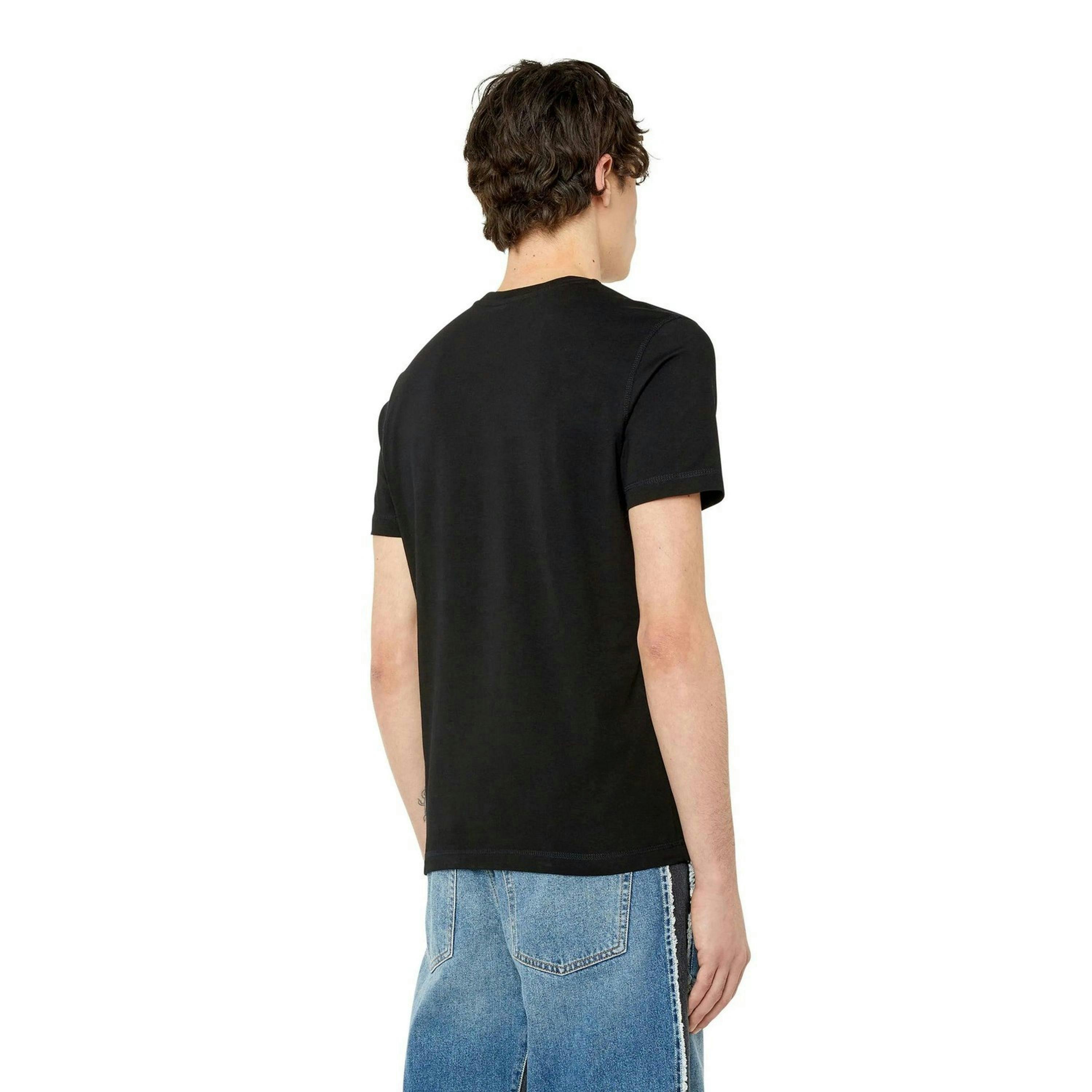 Diesel Mens Triangle Logo T-Shirt , view 2 of 5