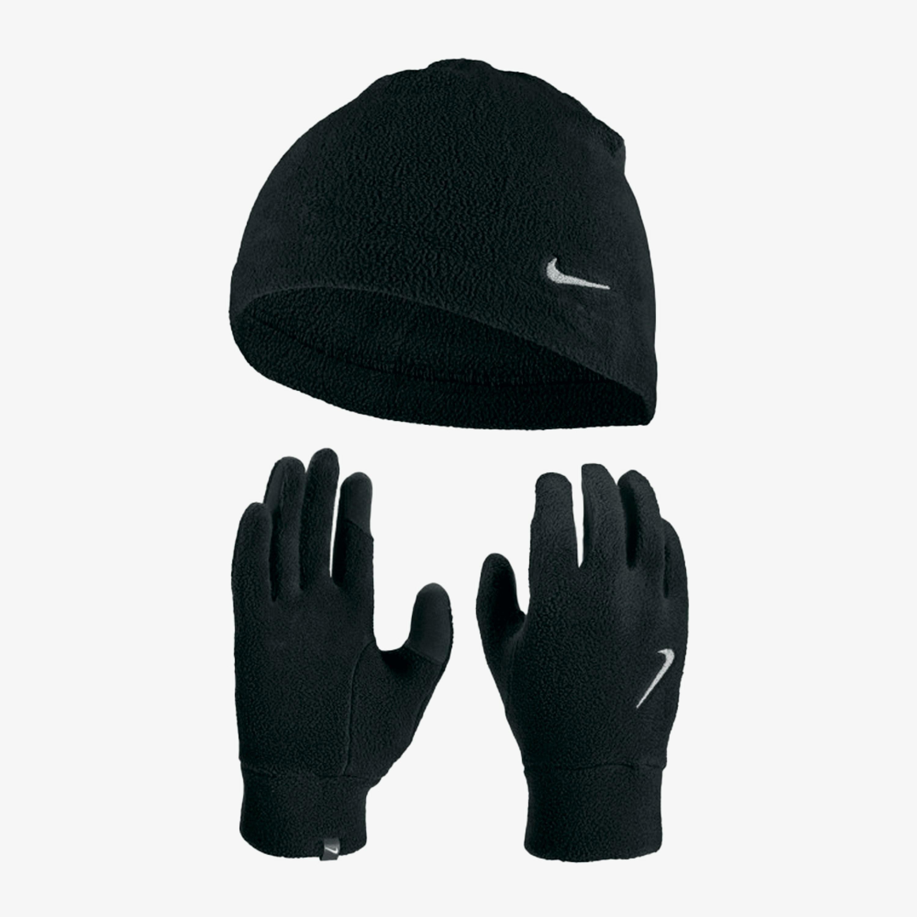 Nike Fleece Logo Beanie & Gloves Set , view 1 of 1