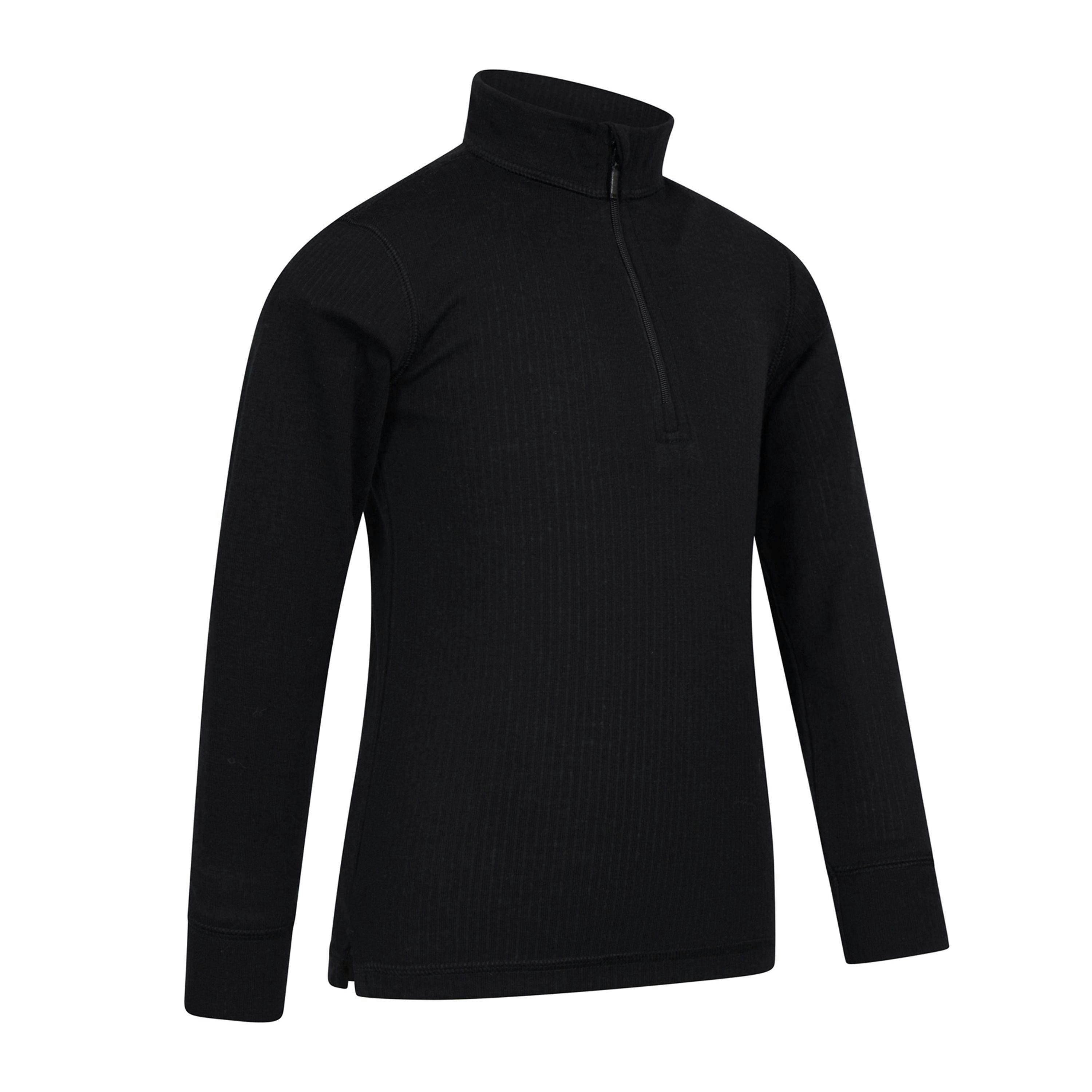 Mountain Warehouse Childrens/Kids Talus Zip Neck Base Layer Top , view 2 of 3