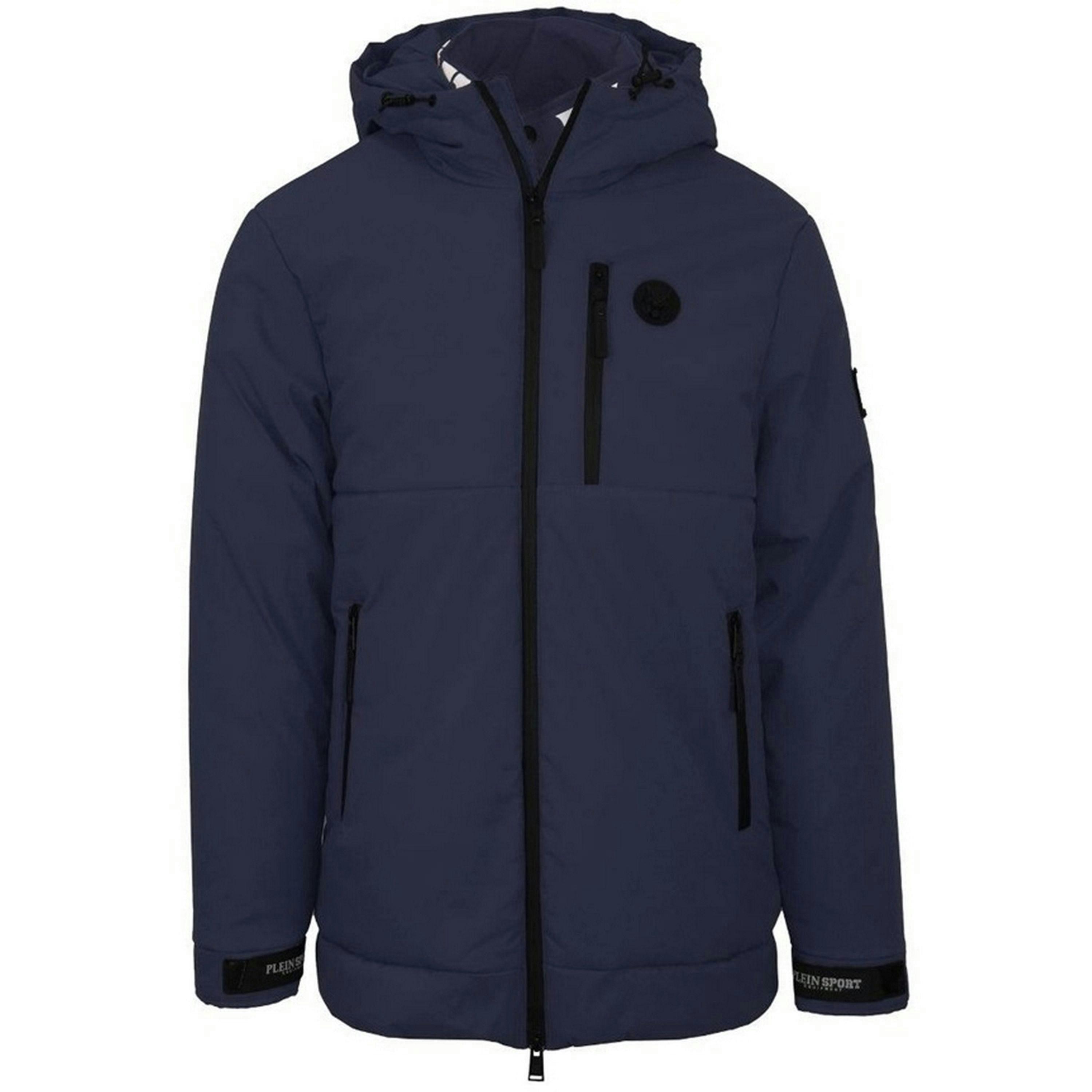 Plein Sport Mens Circular Logo Padded Jacket , view 1 of 2