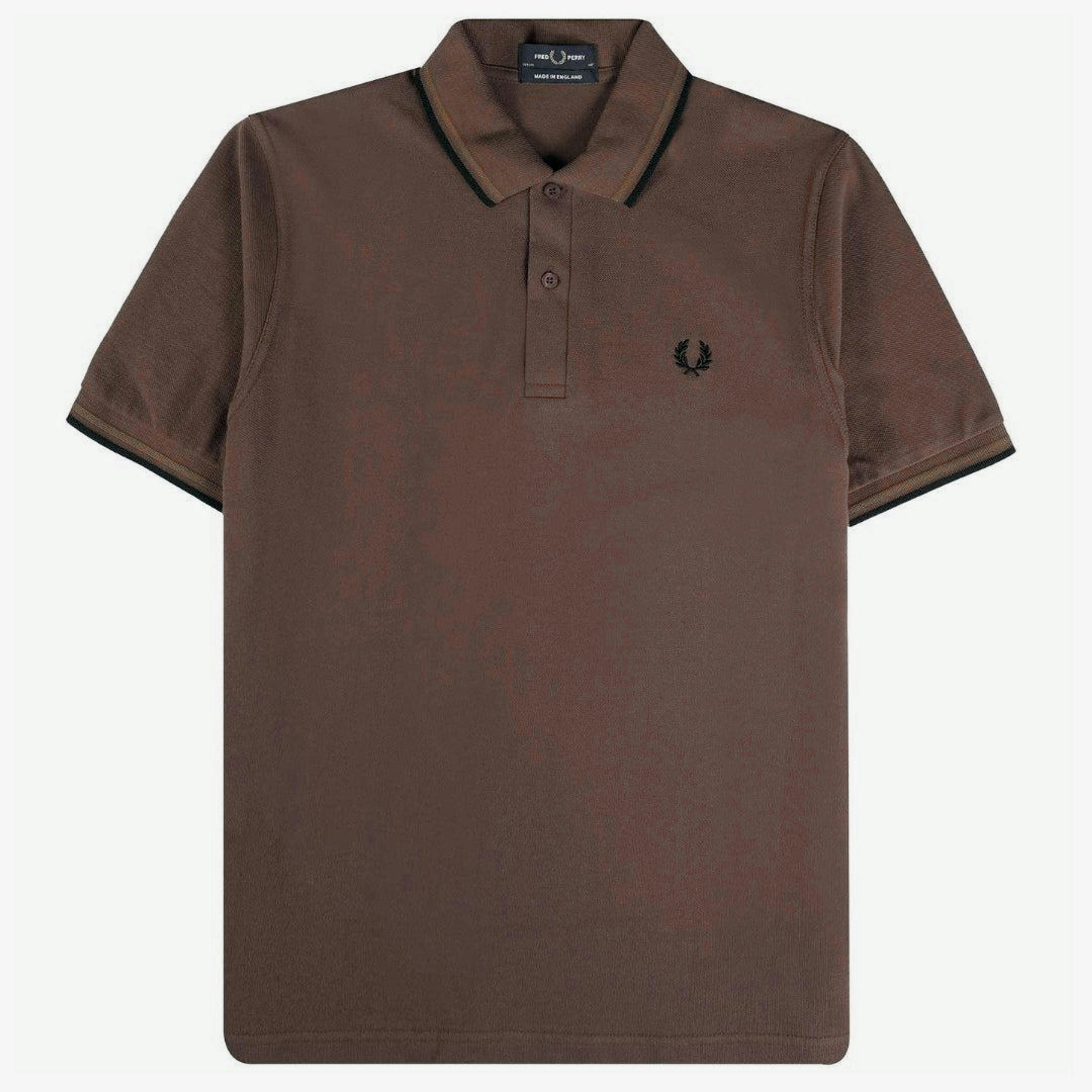 Fred Perry Mens Double Tipped Collar Polo Shirt , view 1 of 1