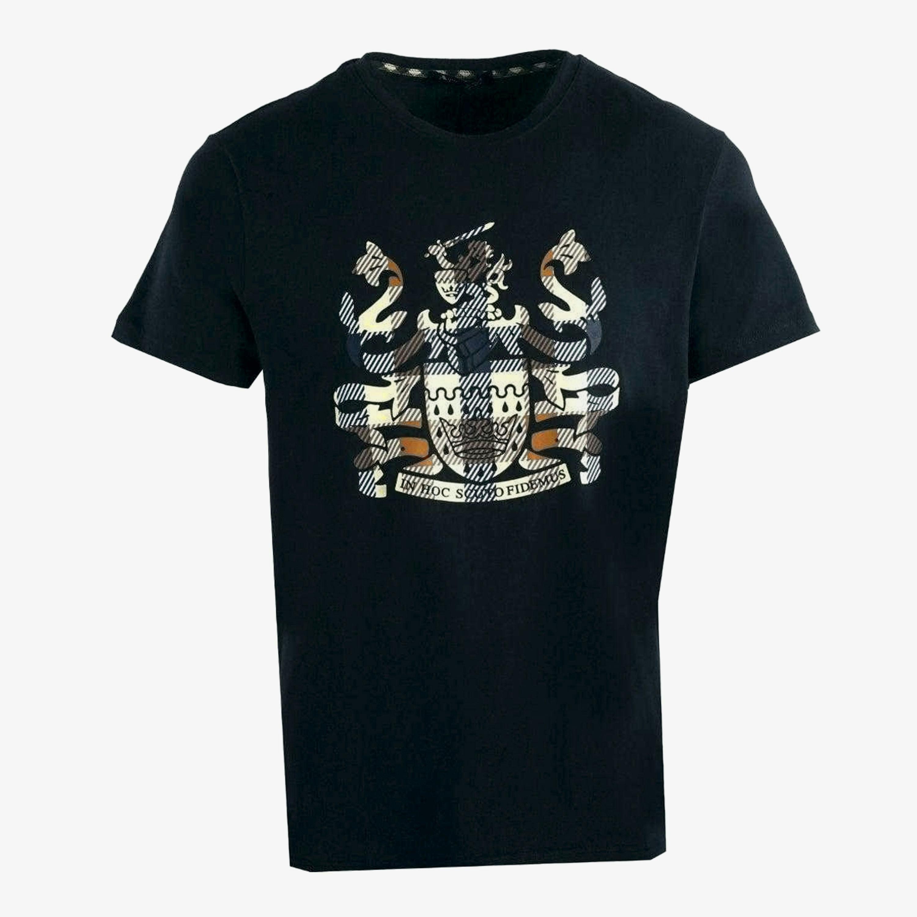 Aquascutum Mens Aldis Checked Logo T-Shirt , view 1 of 1