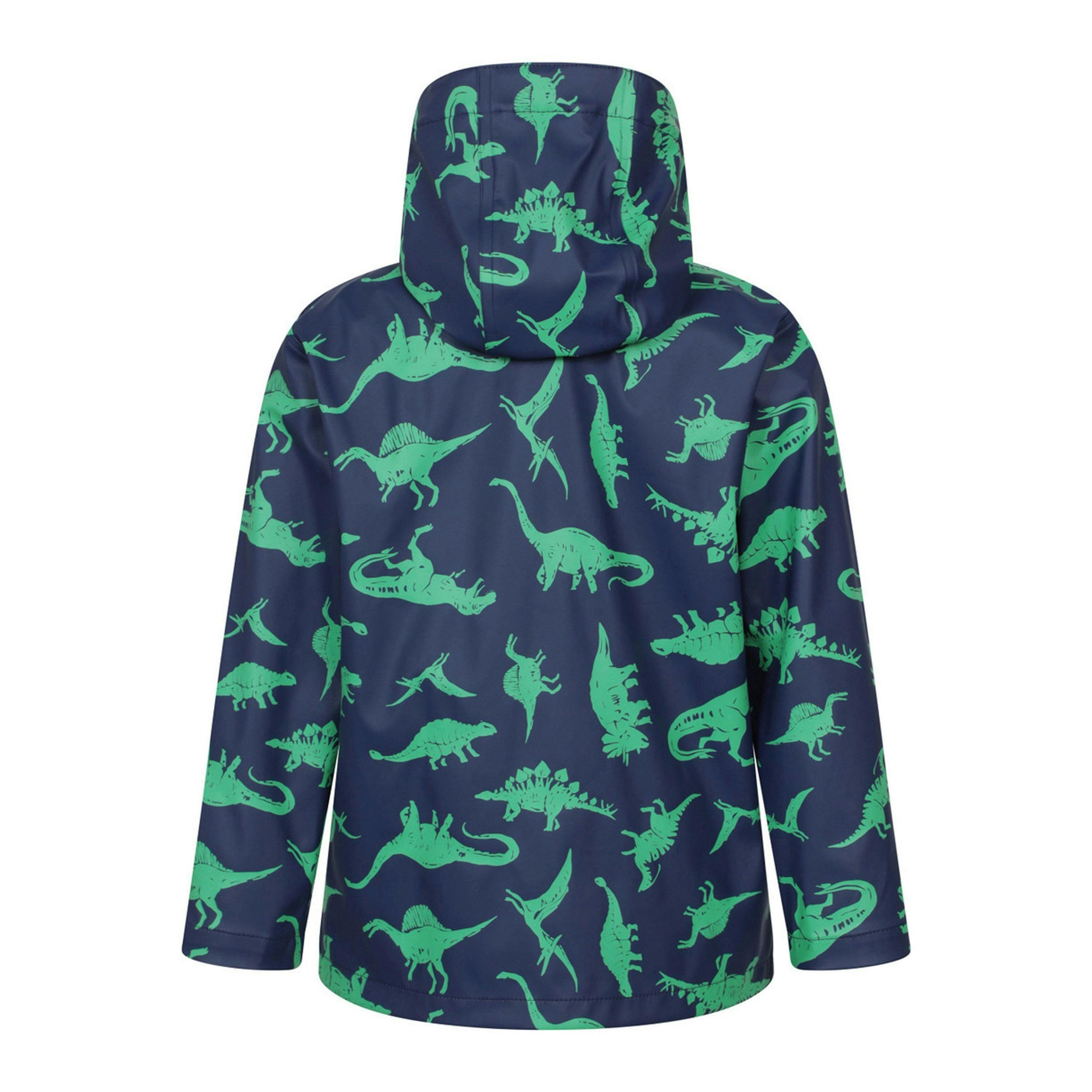 Mountain Warehouse Childrens/Kids Raindrop Dinosaur Waterproof Jacket And Trousers Set , view 2 of 6
