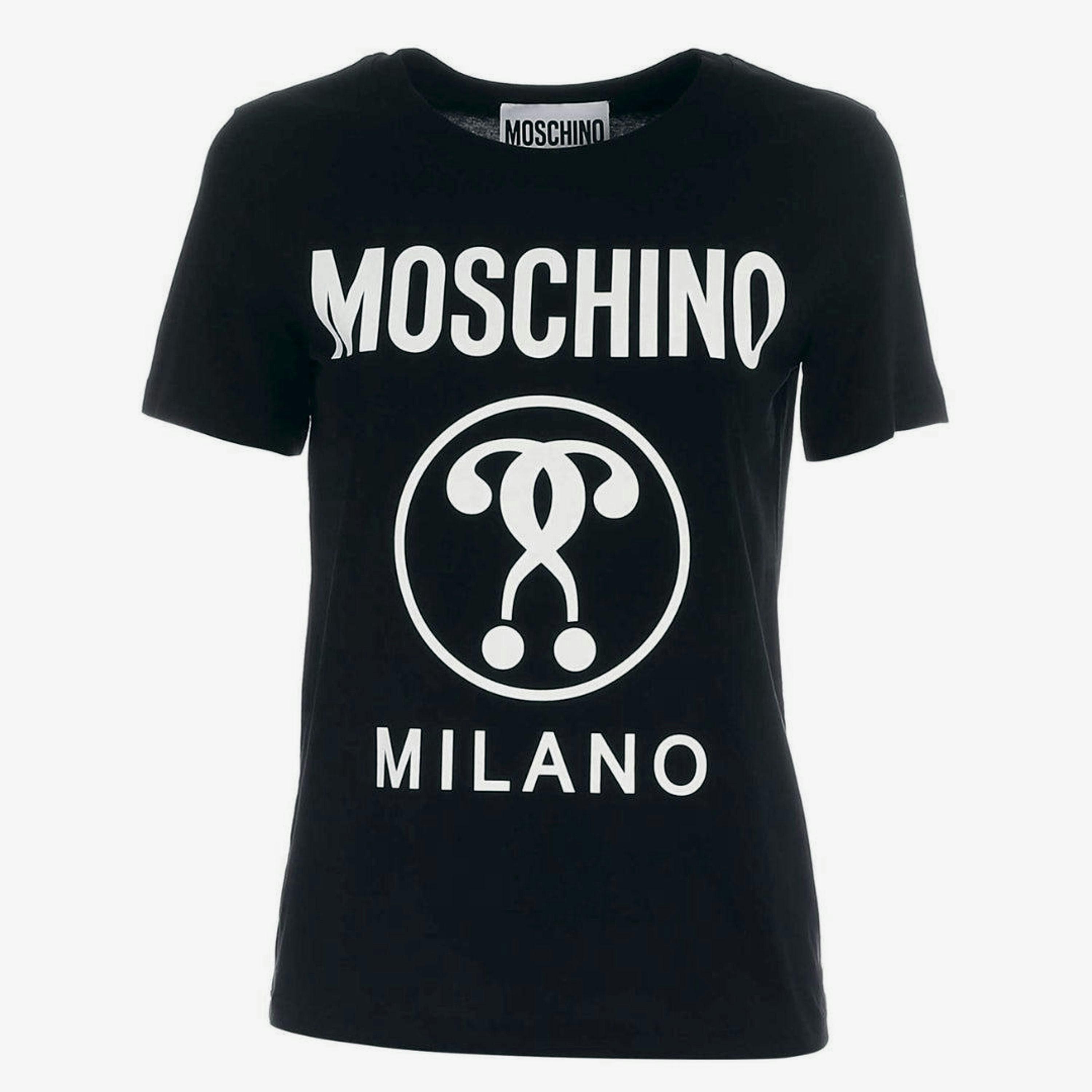Moschino Mens Double Question Mark T-Shirt , view 1 of 1