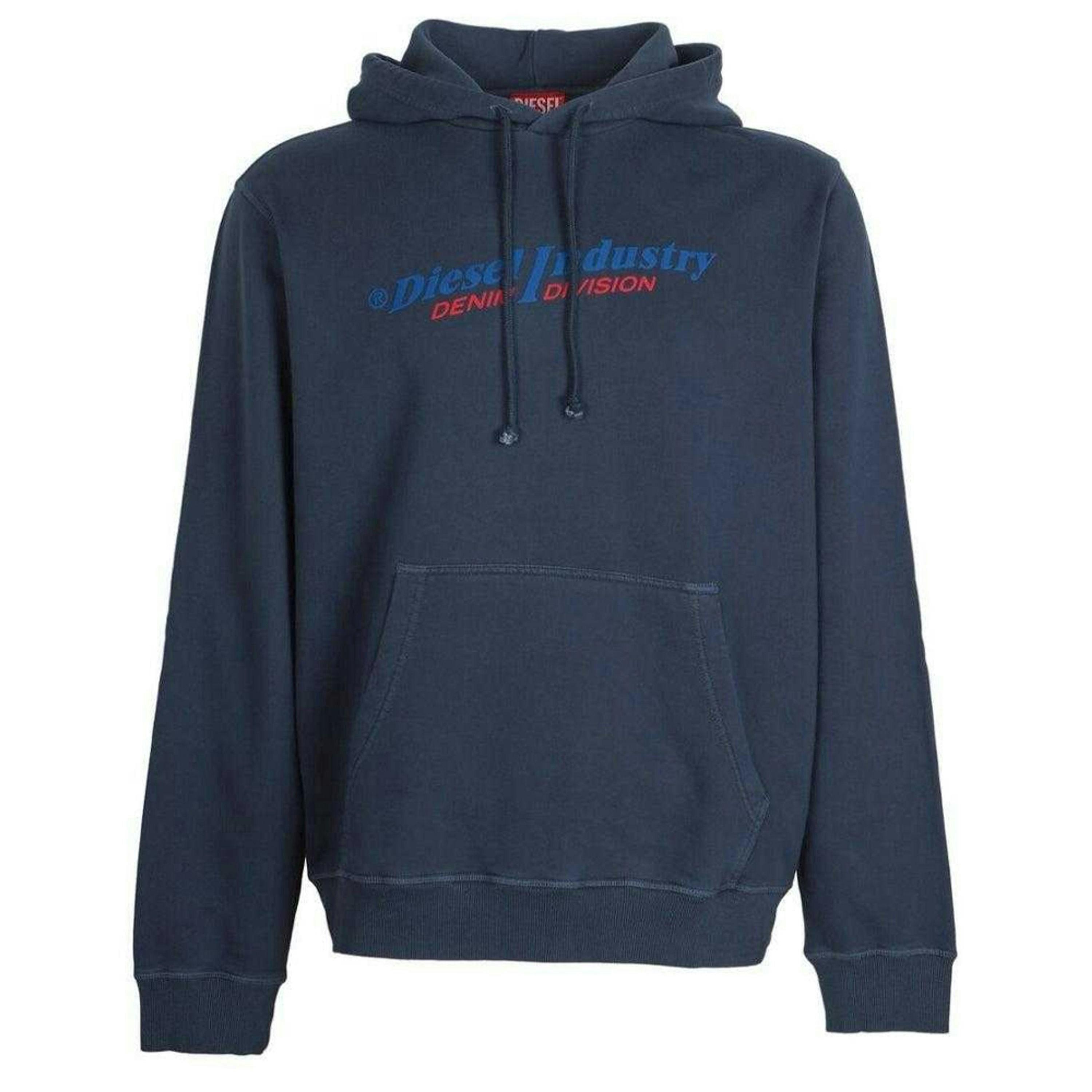 Diesel Mens Industry Denim Division Hoodie , view 1 of 2