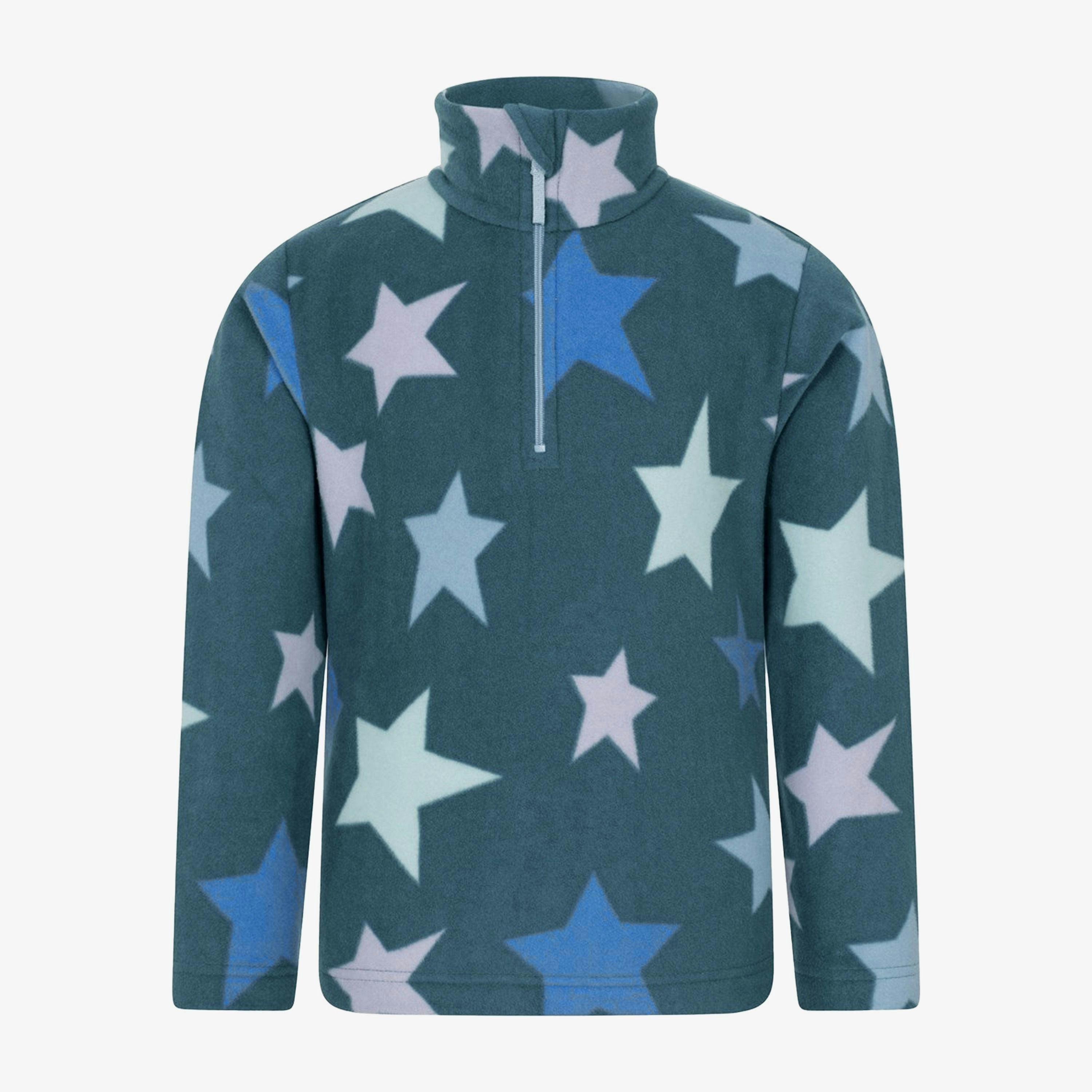 Mountain Warehouse Childrens/Kids Endeavour Star Microfleece Half Zip Fleece , view 1 of 1