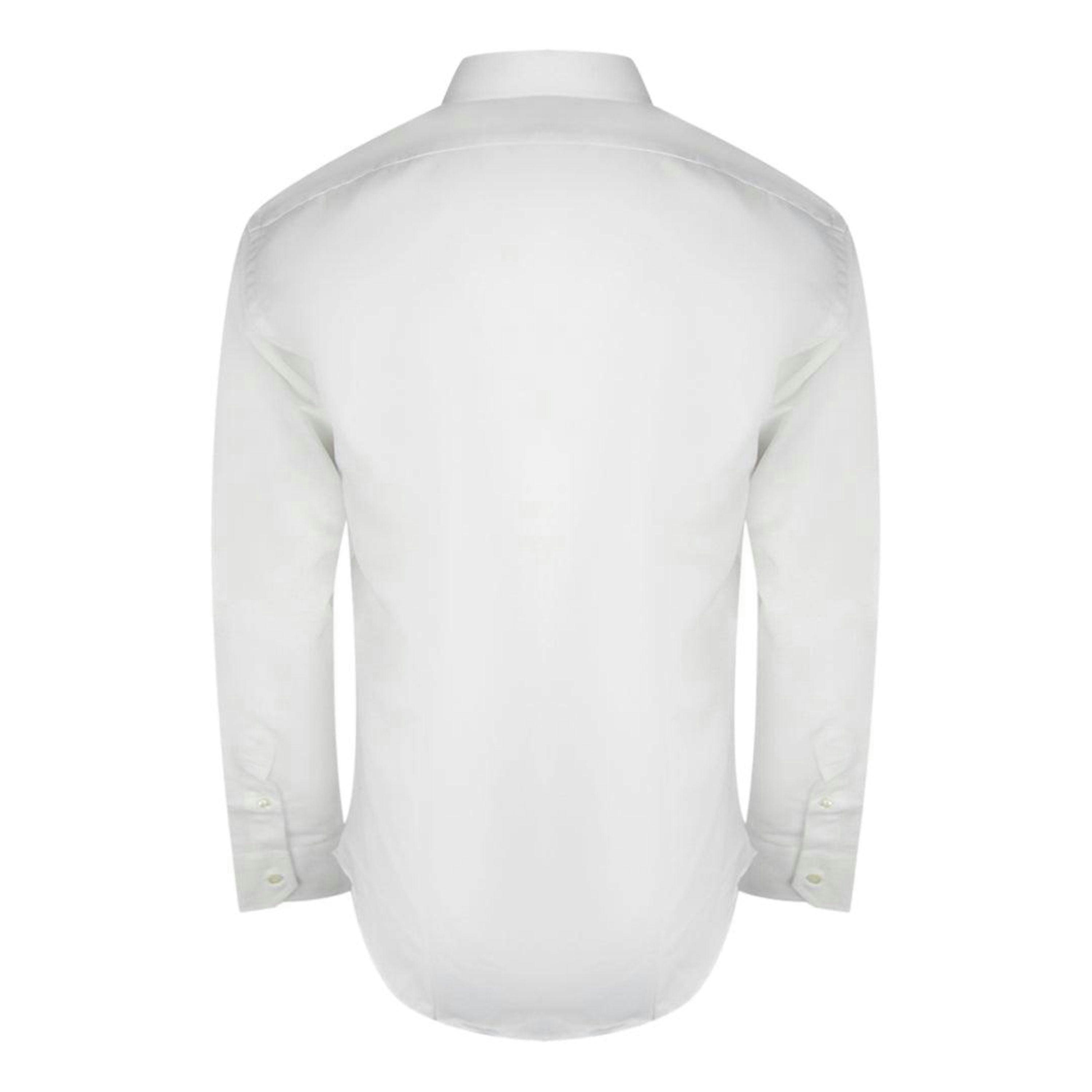 Aquascutum Mens Plain Logo Long-Sleeved Shirt , view 2 of 2