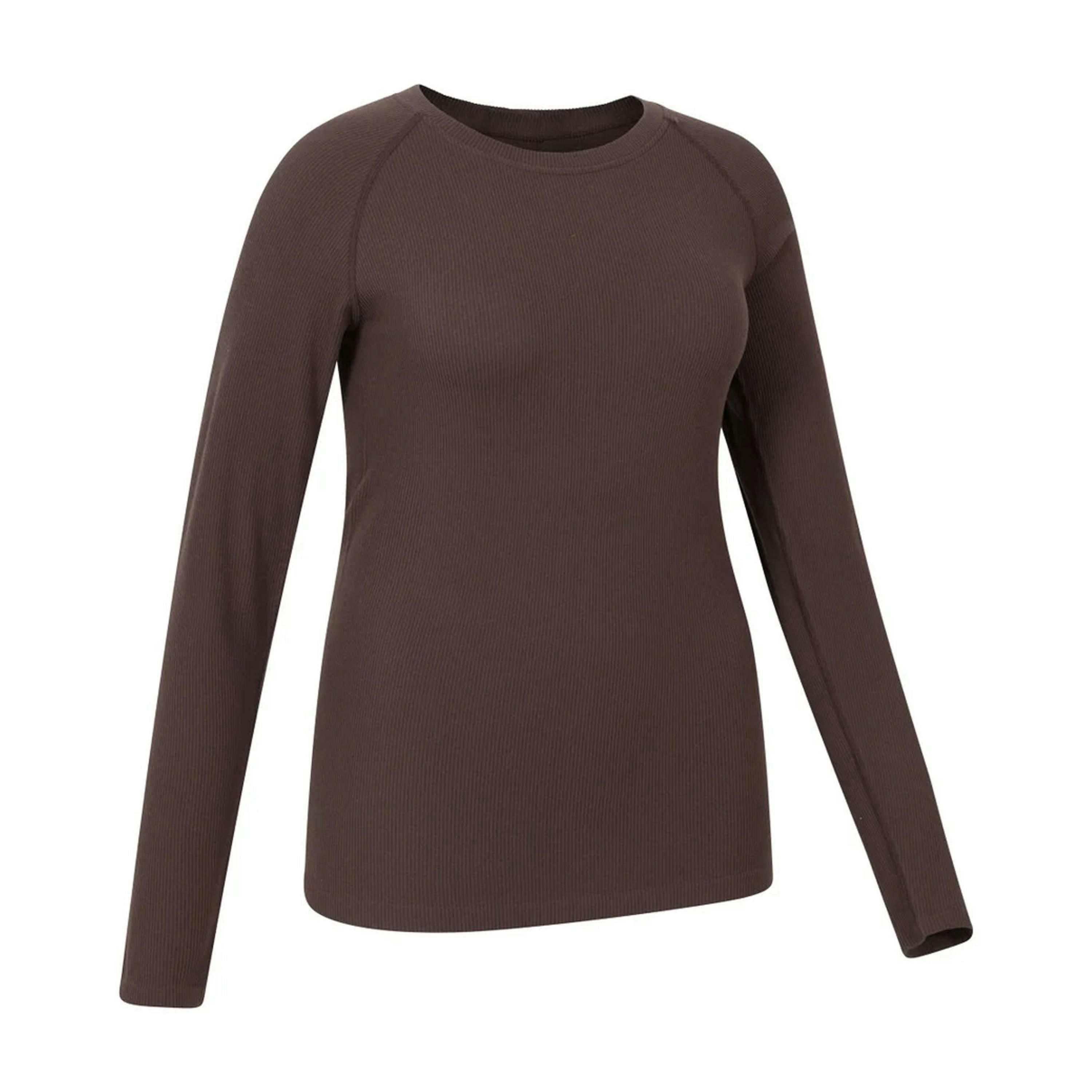 Mountain Warehouse Womens/Ladies Carmel Ribbed Seamless Thermal Top , view 4 of 4
