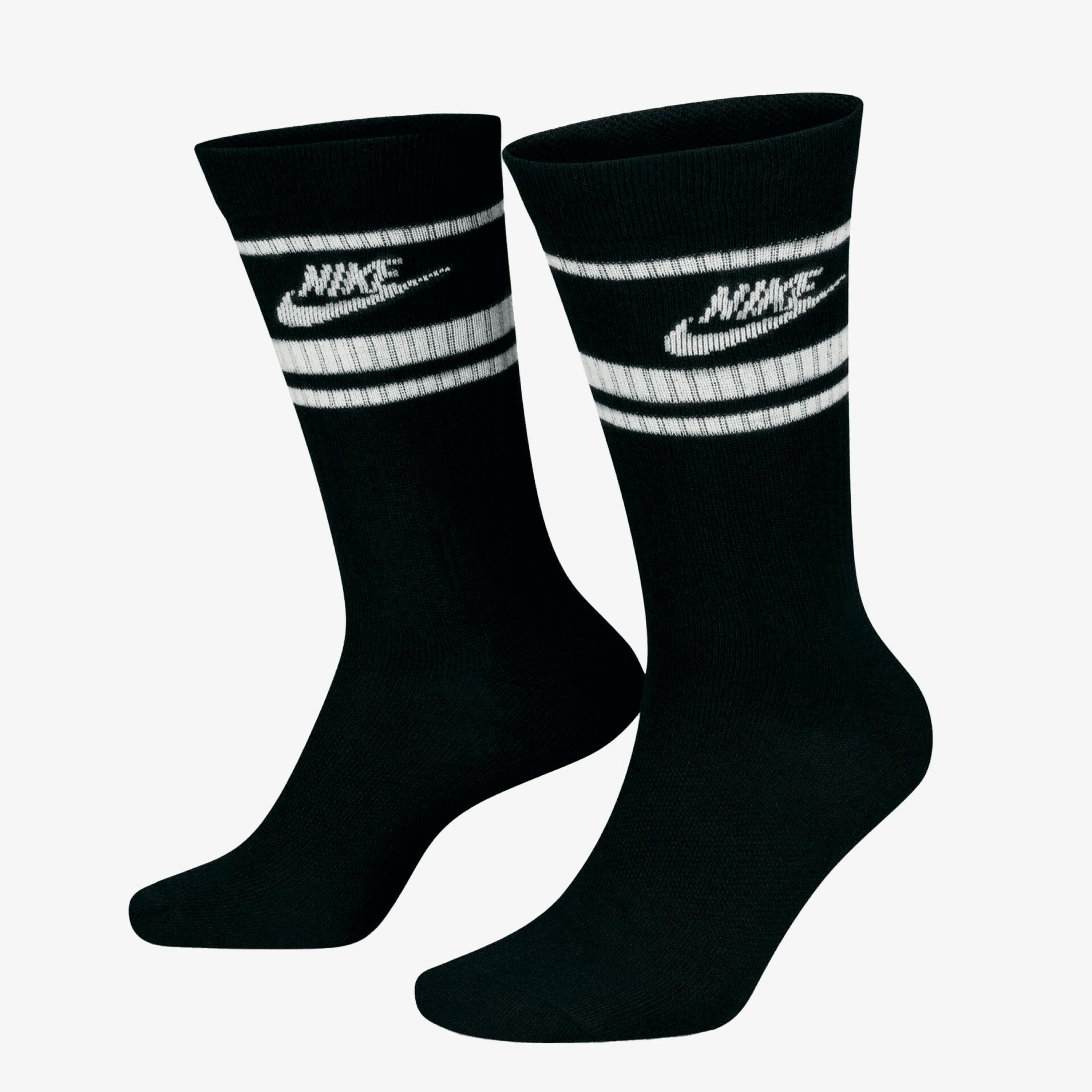 Nike Unisex Adult Sportswear Essential Everyday Crew Socks (Pack of 3) , view 1 of 1