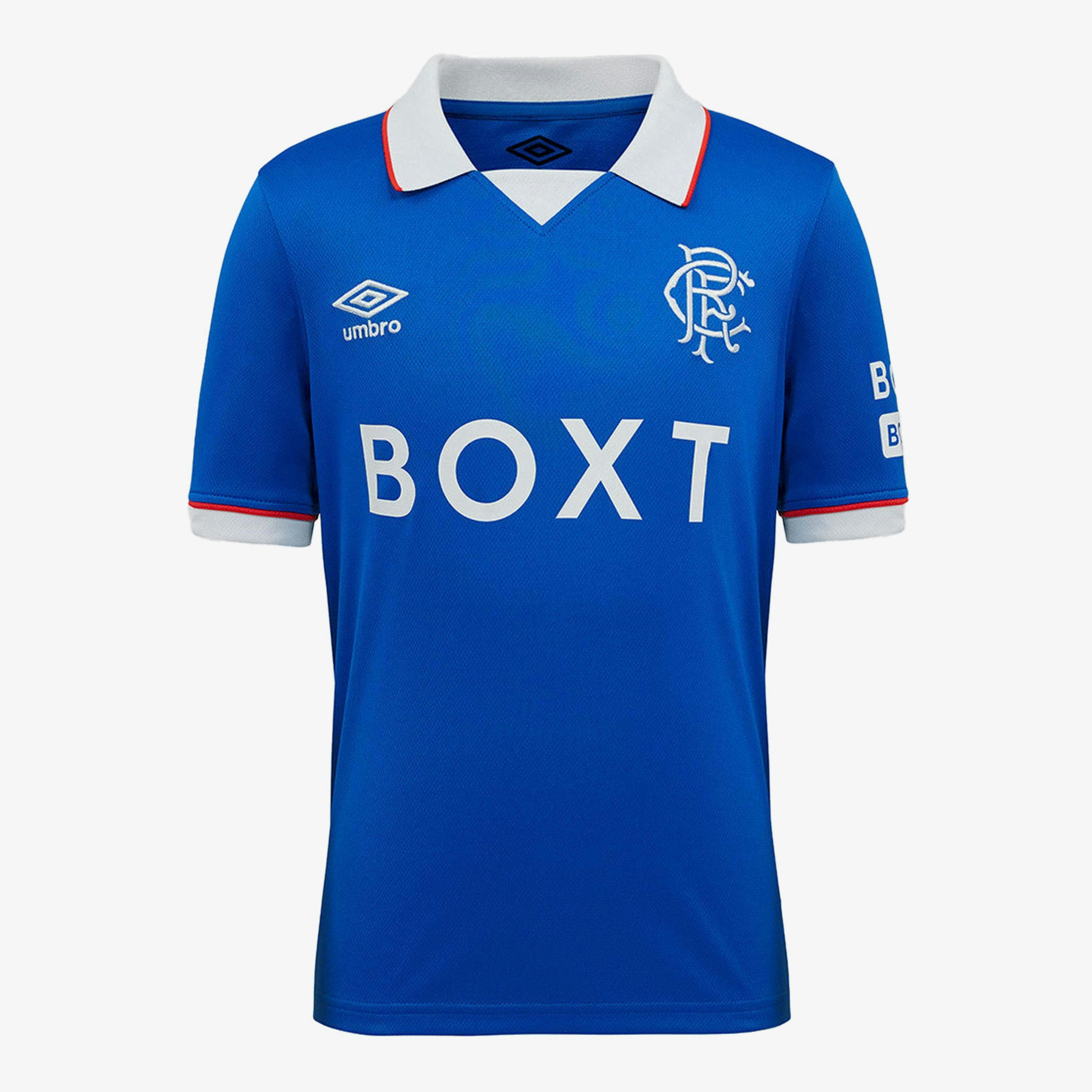 Umbro Childrens/Kids 25/26 Rangers FC Short-Sleeved Home Shirt , view 1 of 1