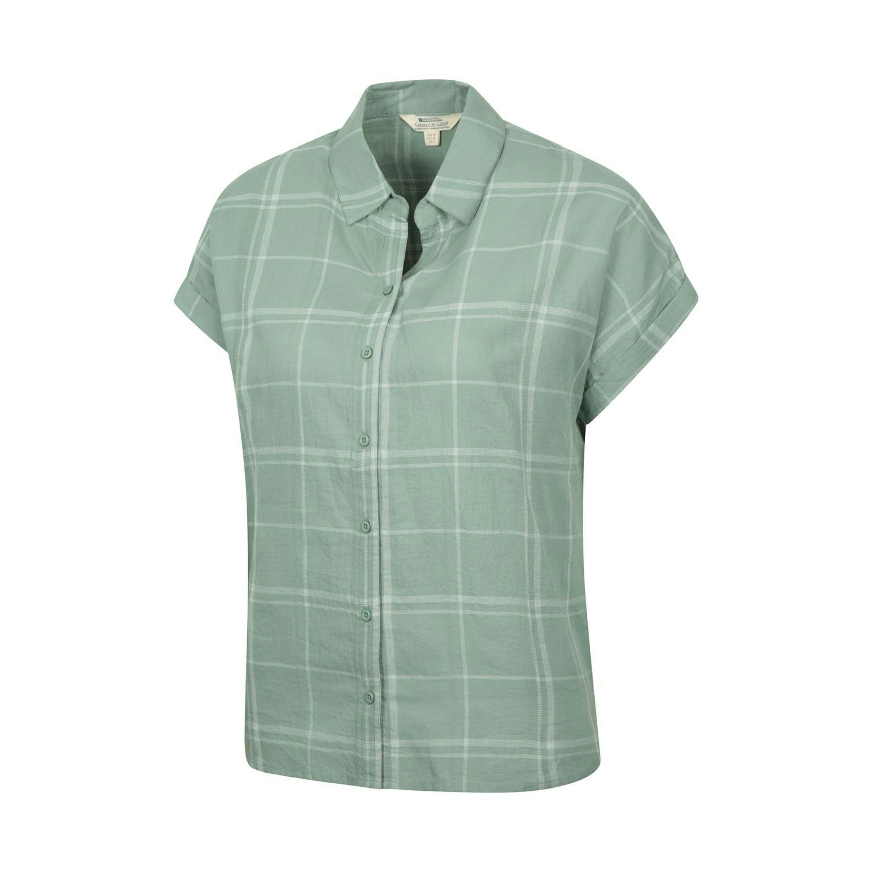 Mountain Warehouse Womens/Ladies Palm Checked Relaxed Fit Shirt , view 3 of 5