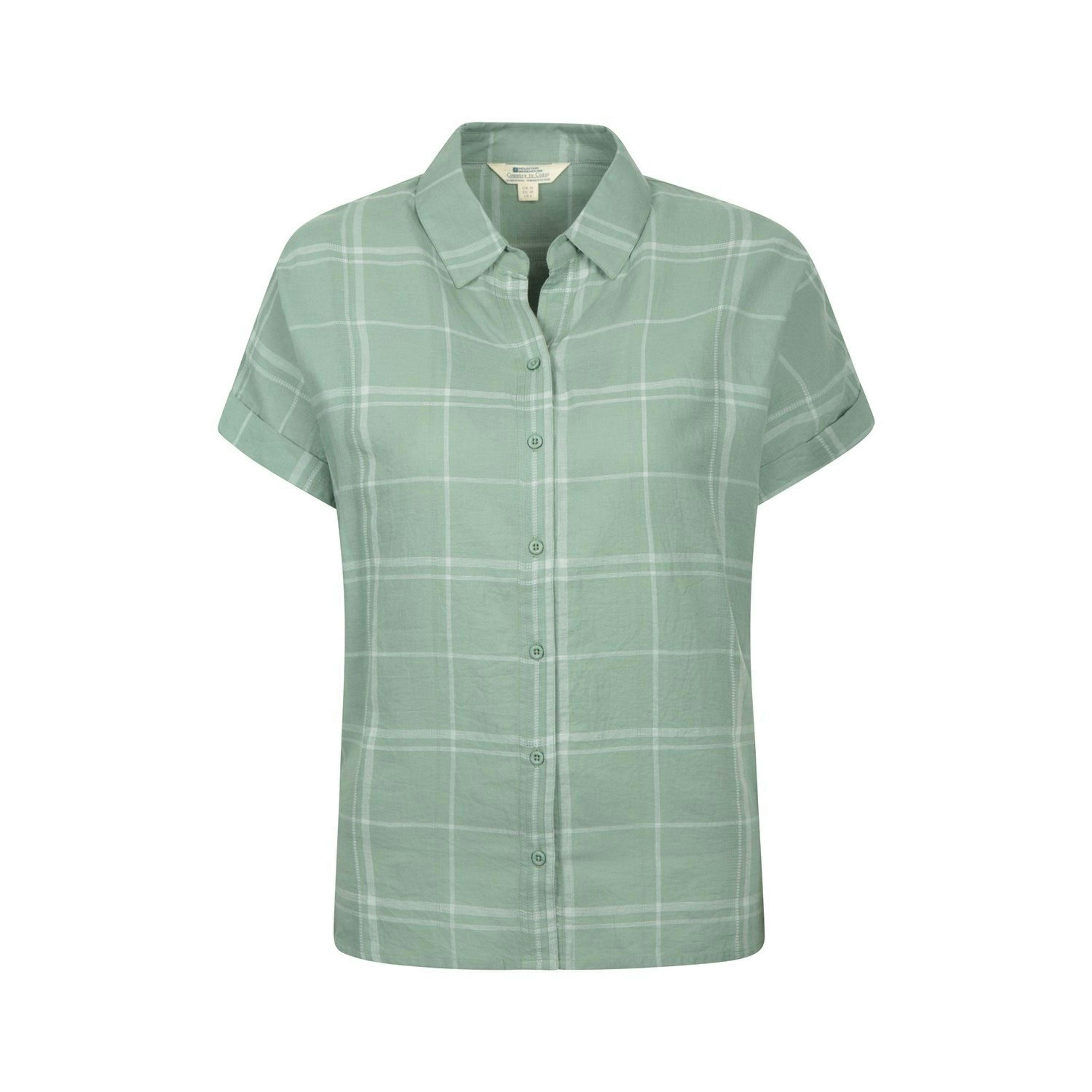 Mountain Warehouse Womens/Ladies Palm Checked Relaxed Fit Shirt , view 1 of 5