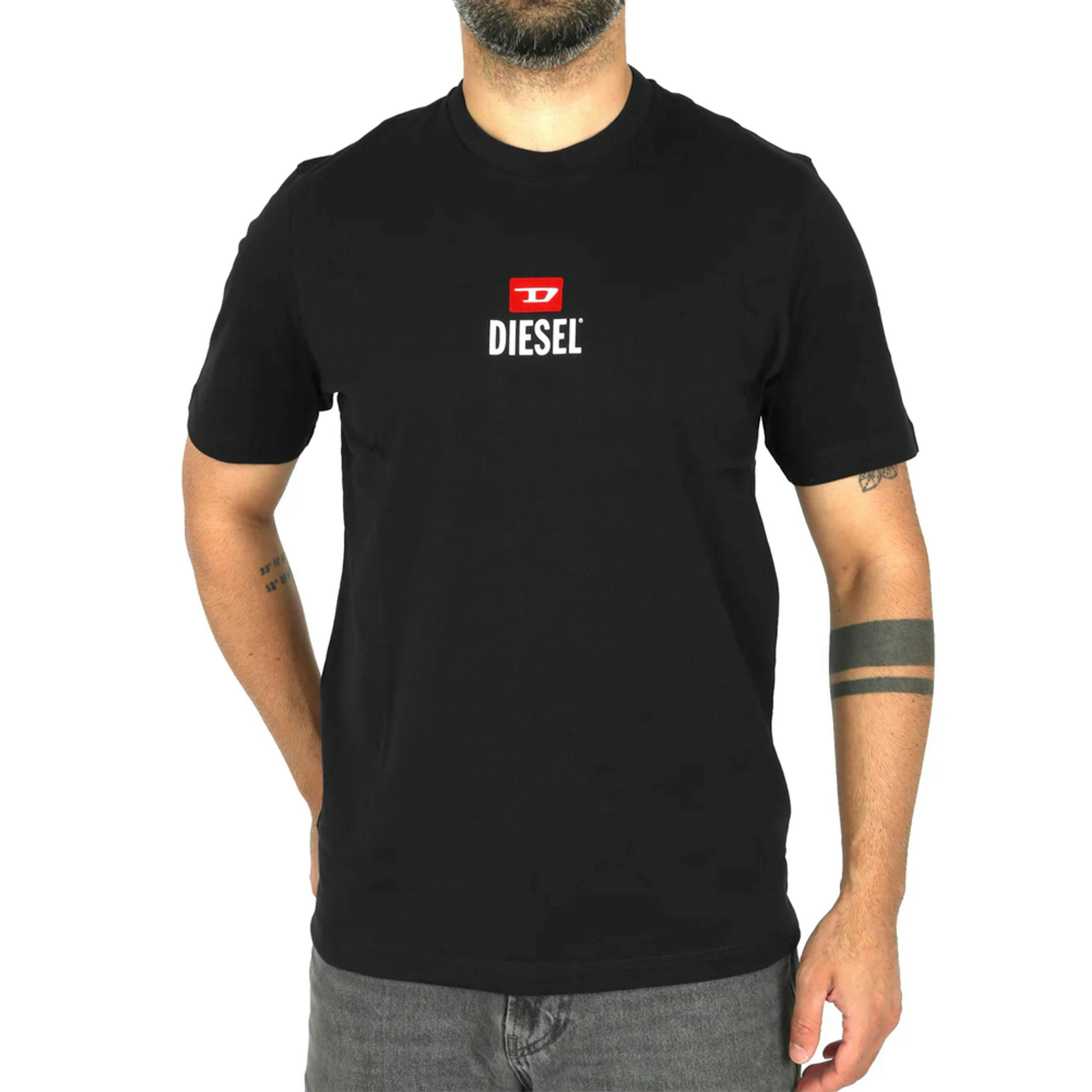 Diesel Mens Logo T-Shirt , view 2 of 3