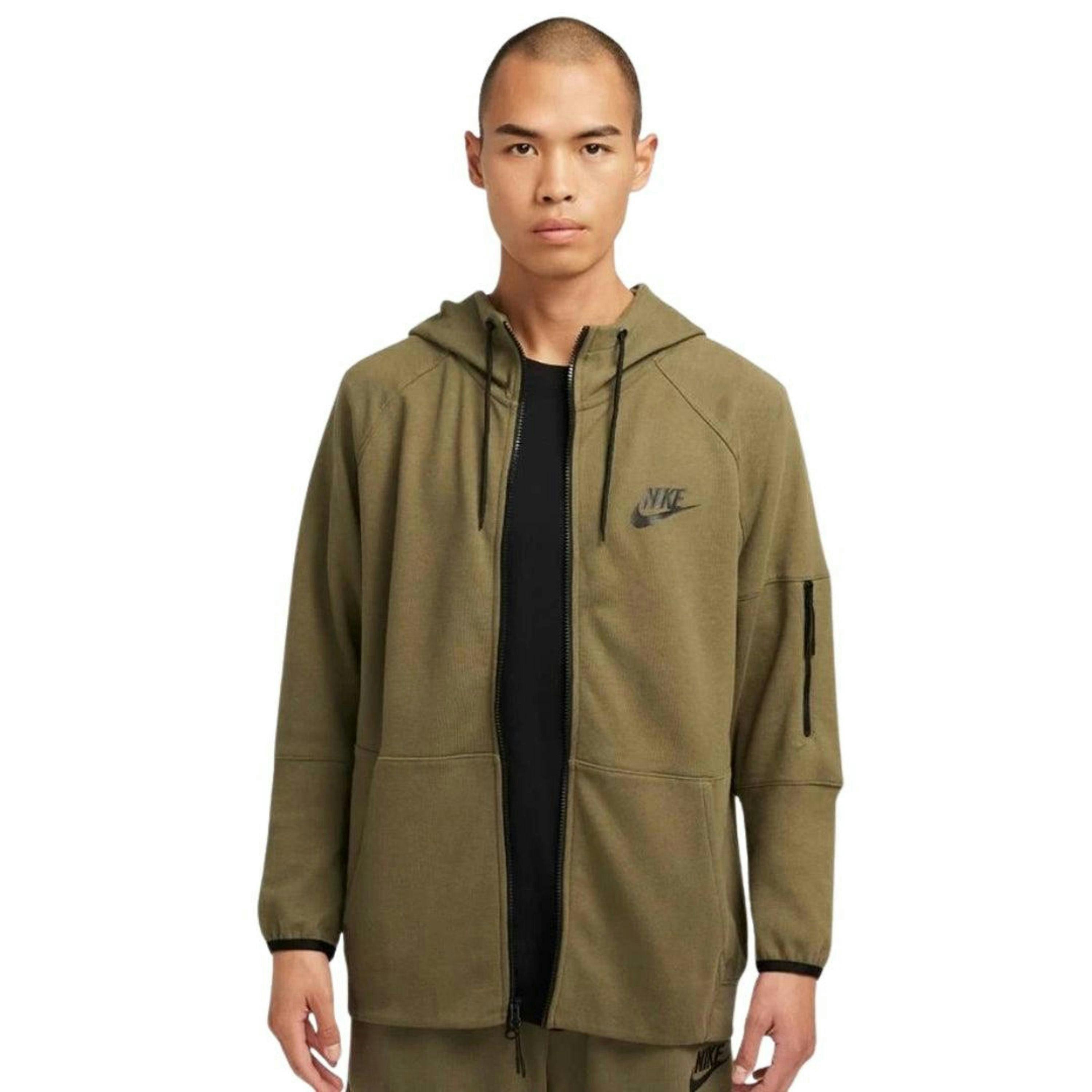Nike Mens Plain Full Zip Hoodie , view 3 of 4