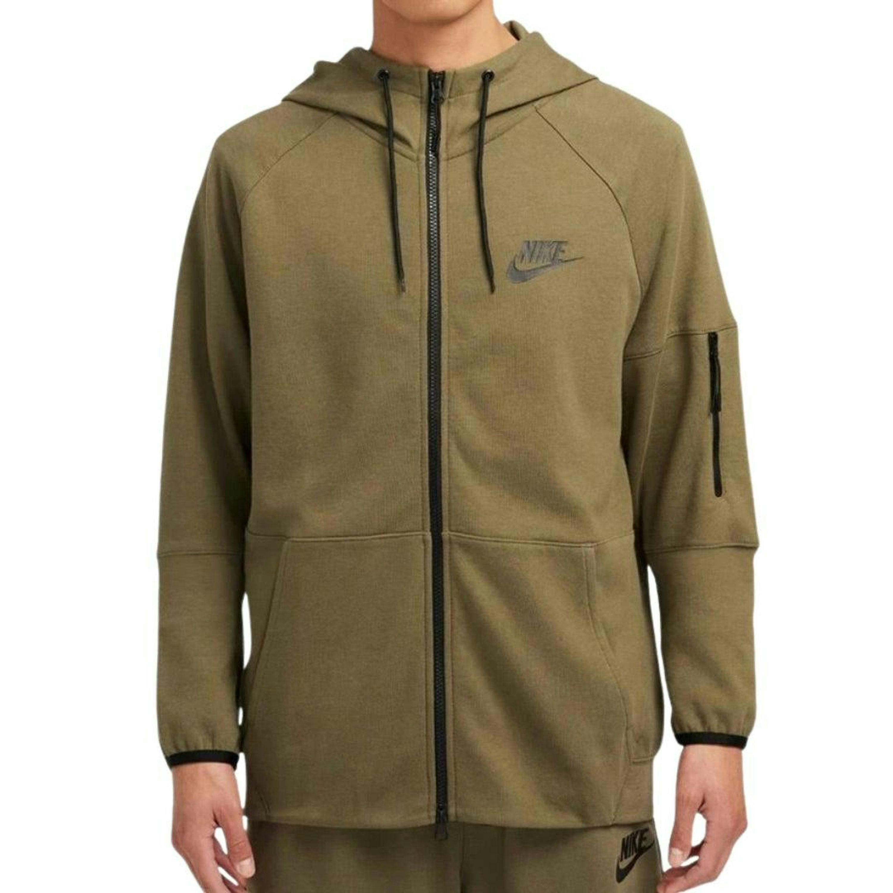Nike Mens Plain Full Zip Hoodie , view 1 of 4
