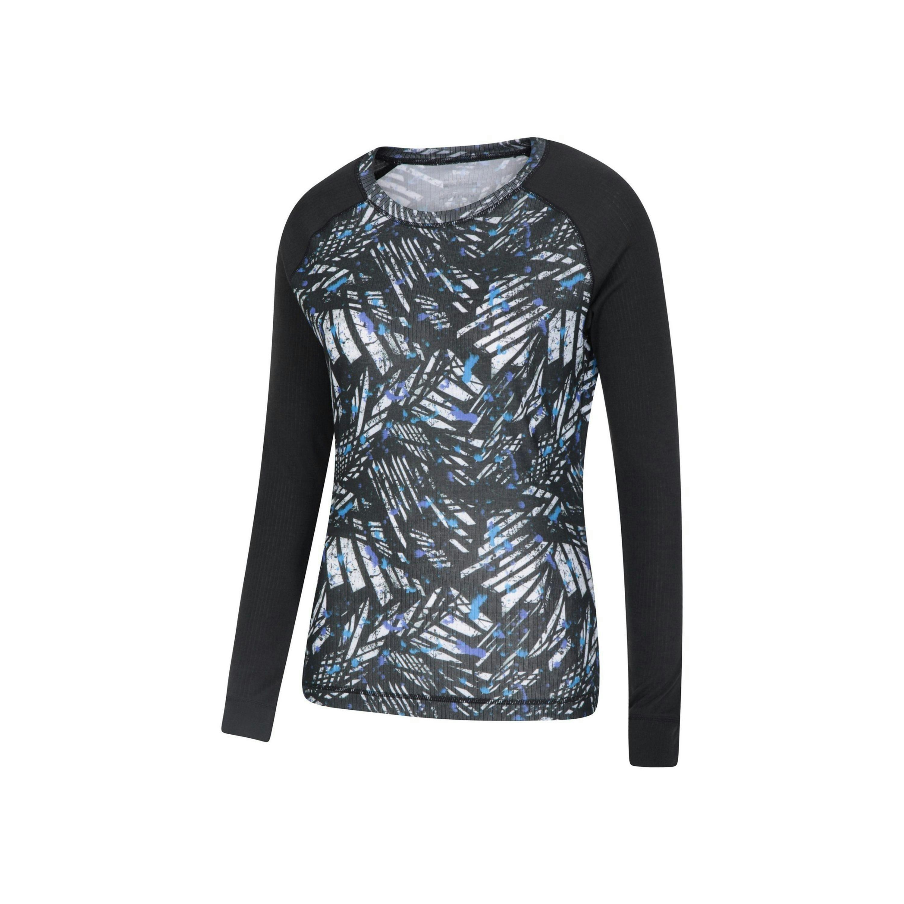 Mountain Warehouse Womens/Ladies Talus Printed Thermal Top , view 2 of 3