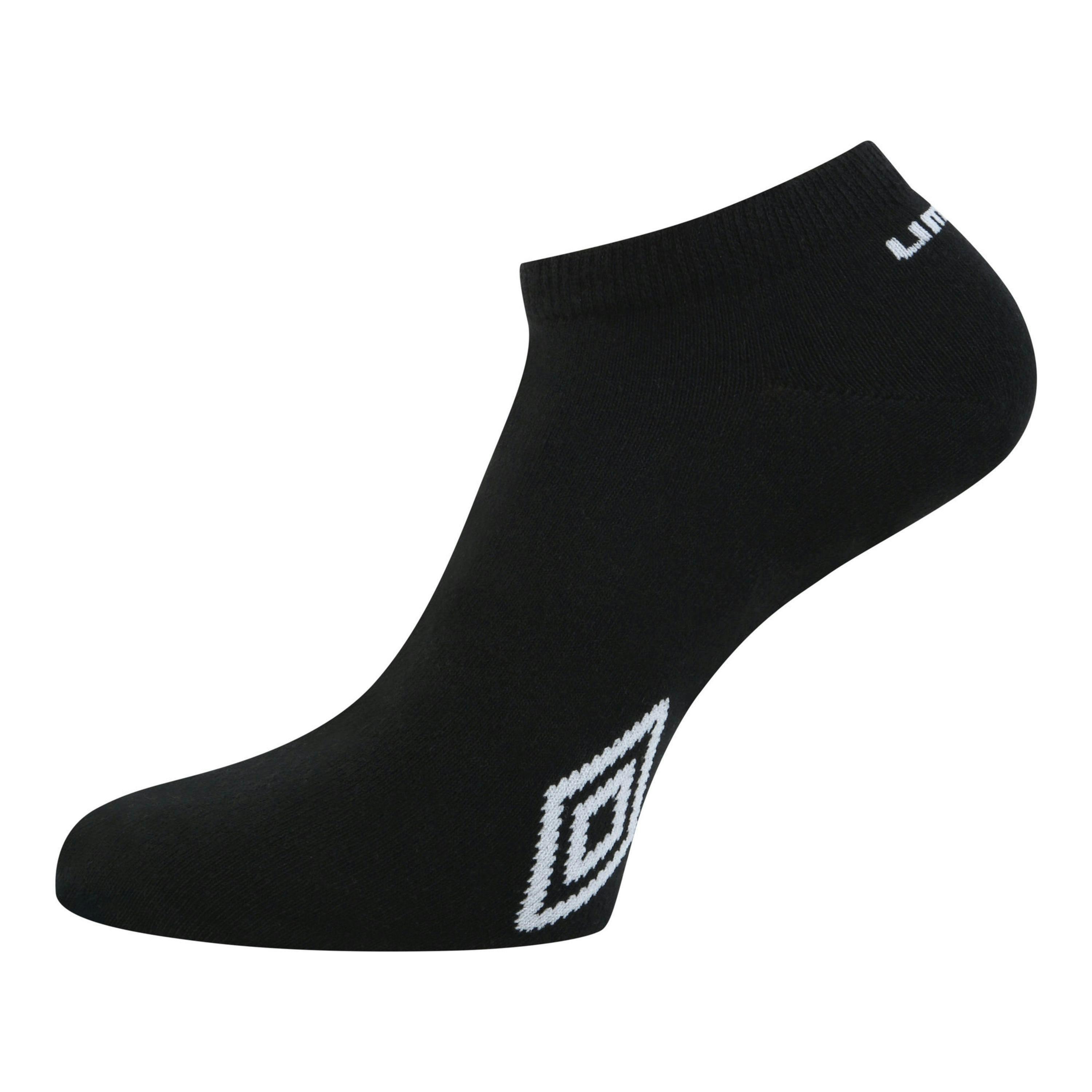 Umbro Unisex Adult Logo Trainer Socks (Pack of 3) , view 3 of 4
