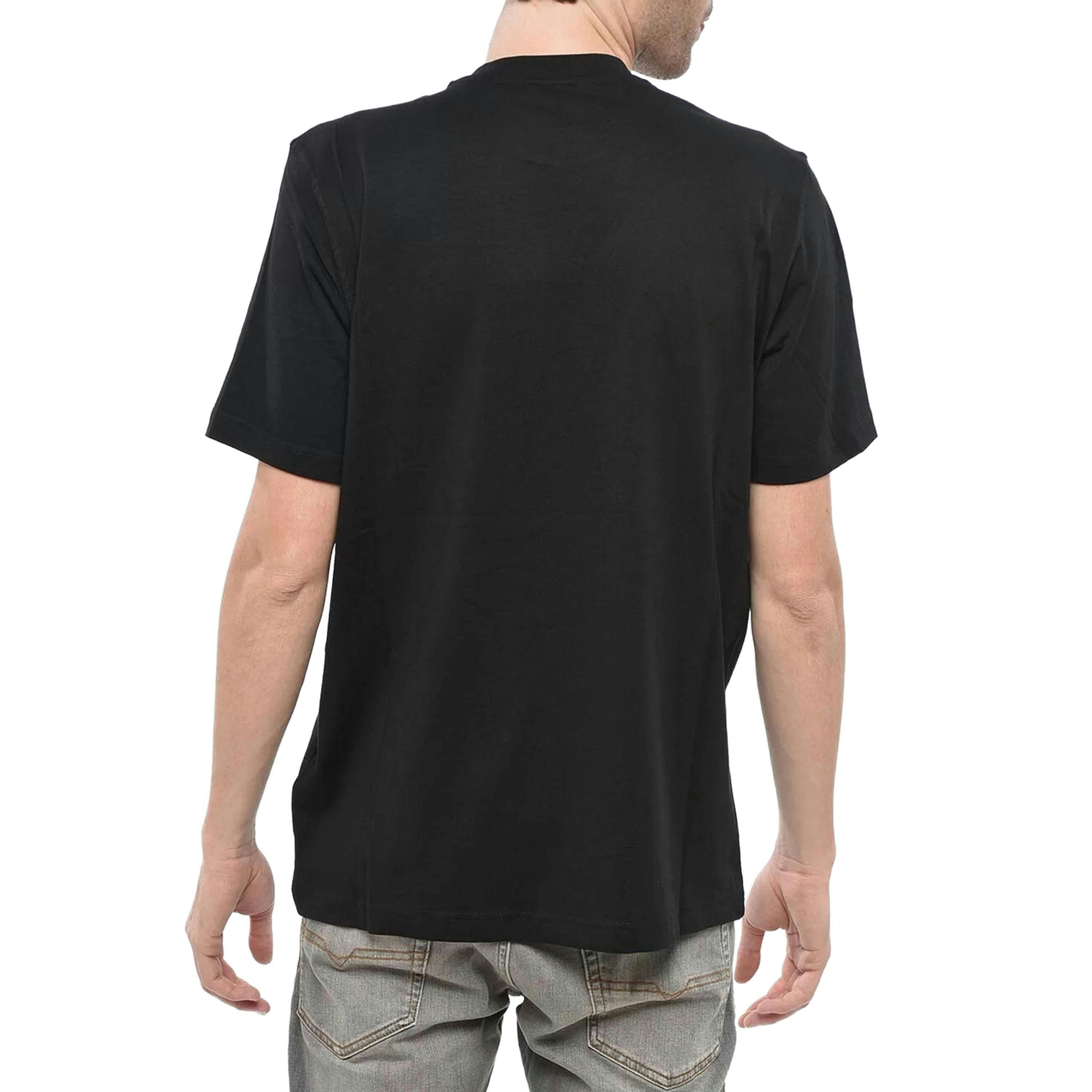 Diesel Mens Monotone Logo Embossed T-Shirt , view 3 of 4