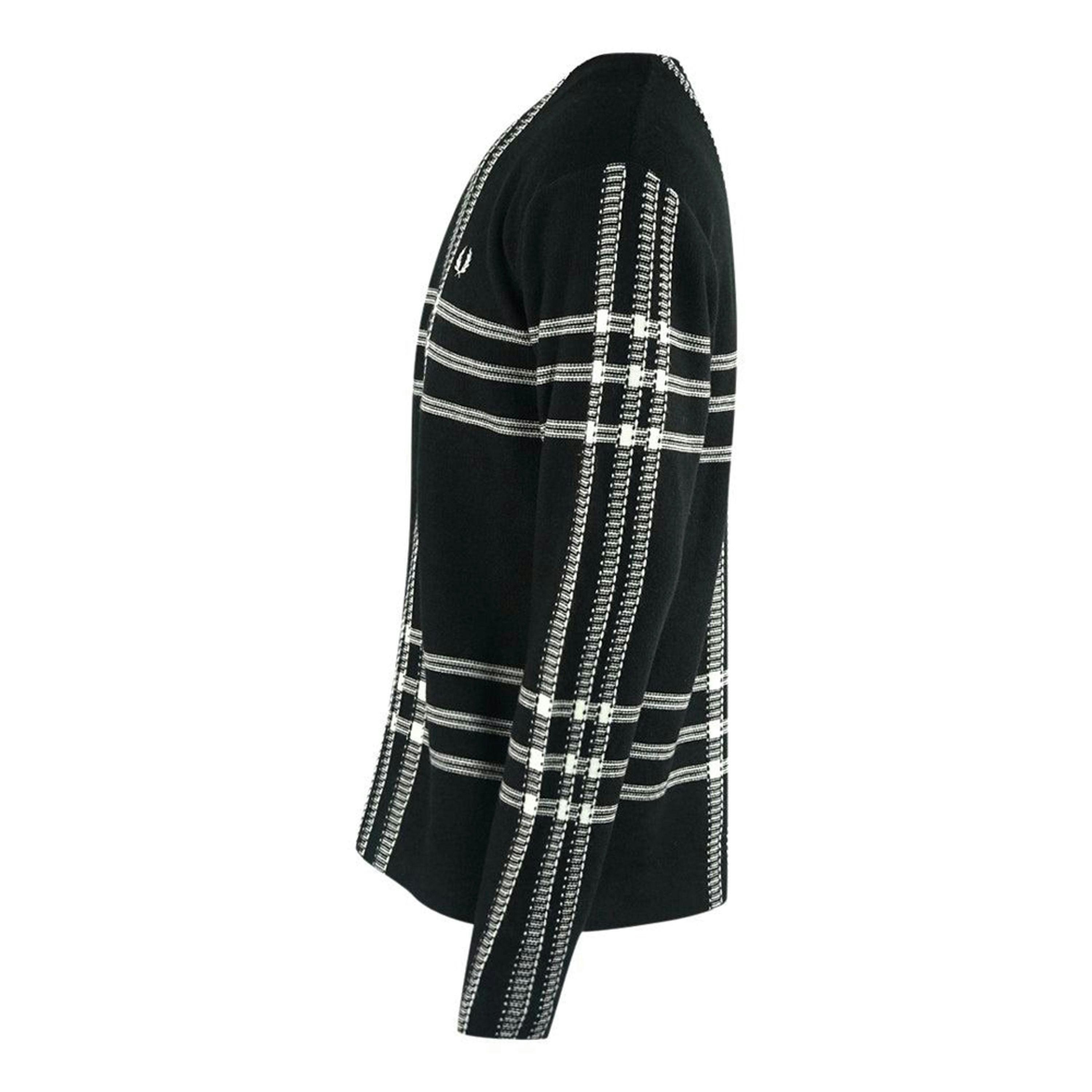 Fred Perry Unisex Adult Tartan Jumper , view 3 of 3