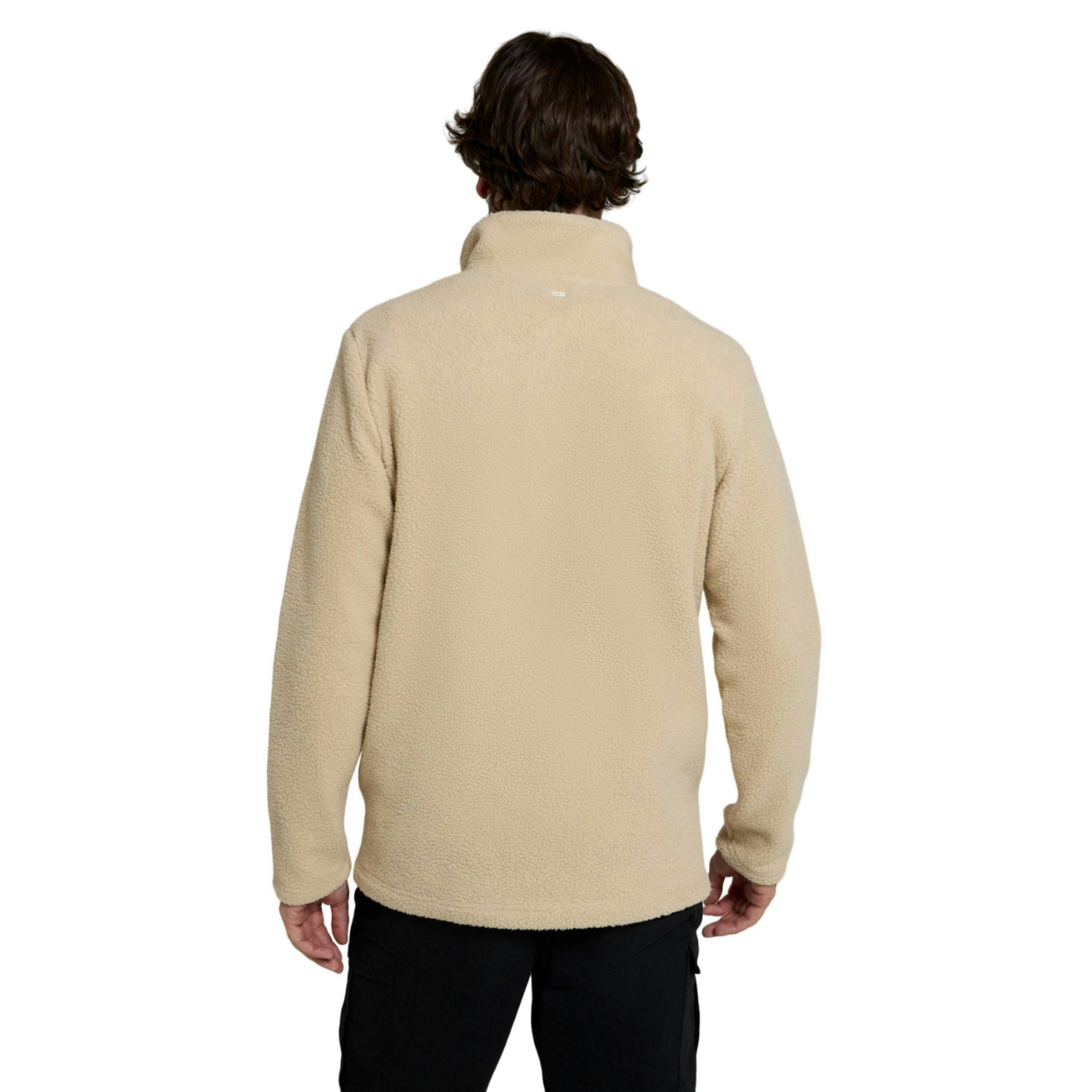 Mountain Warehouse Mens Ted Borg Half Zip Fleece Top , view 2 of 4