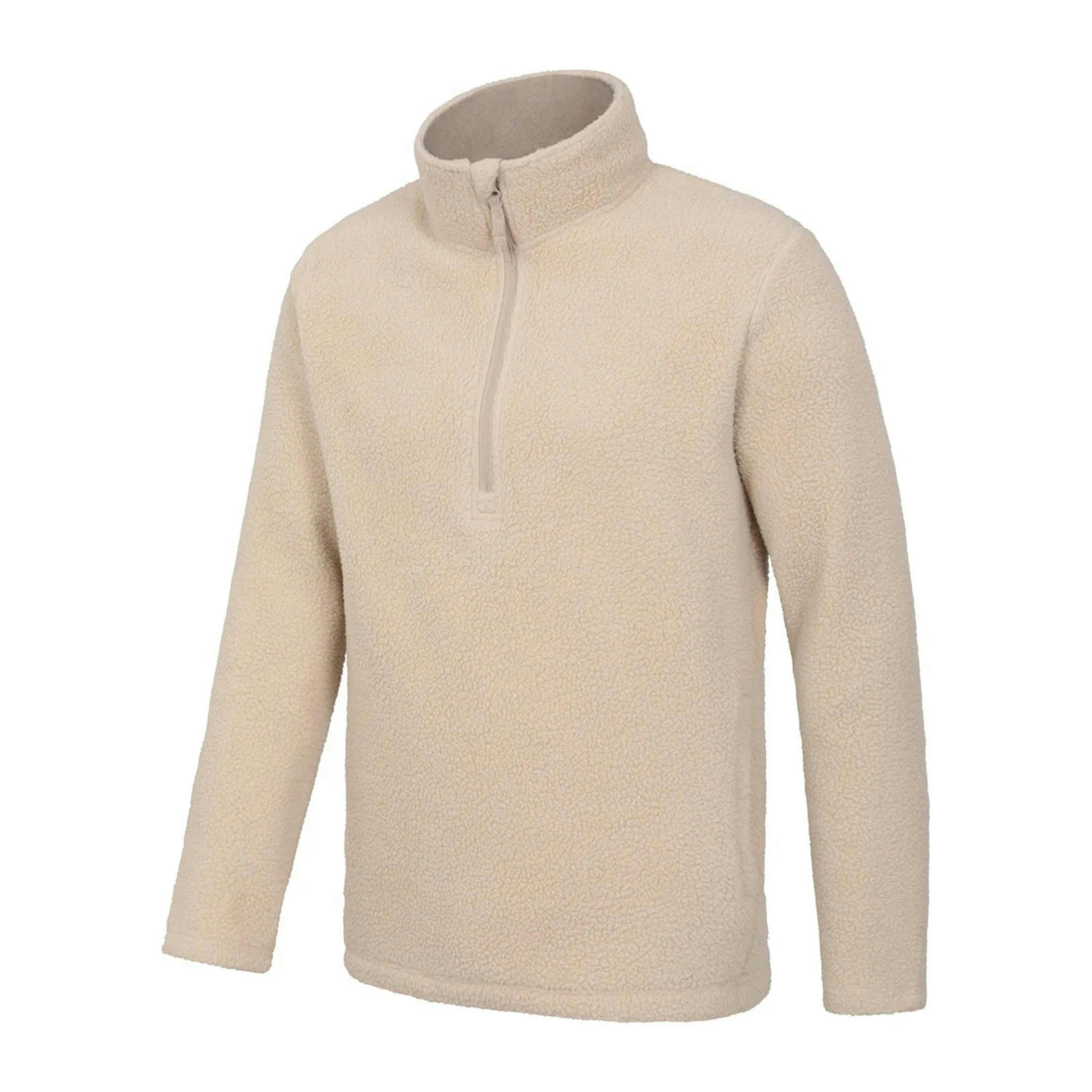 Mountain Warehouse Mens Ted Borg Half Zip Fleece Top , view 3 of 4