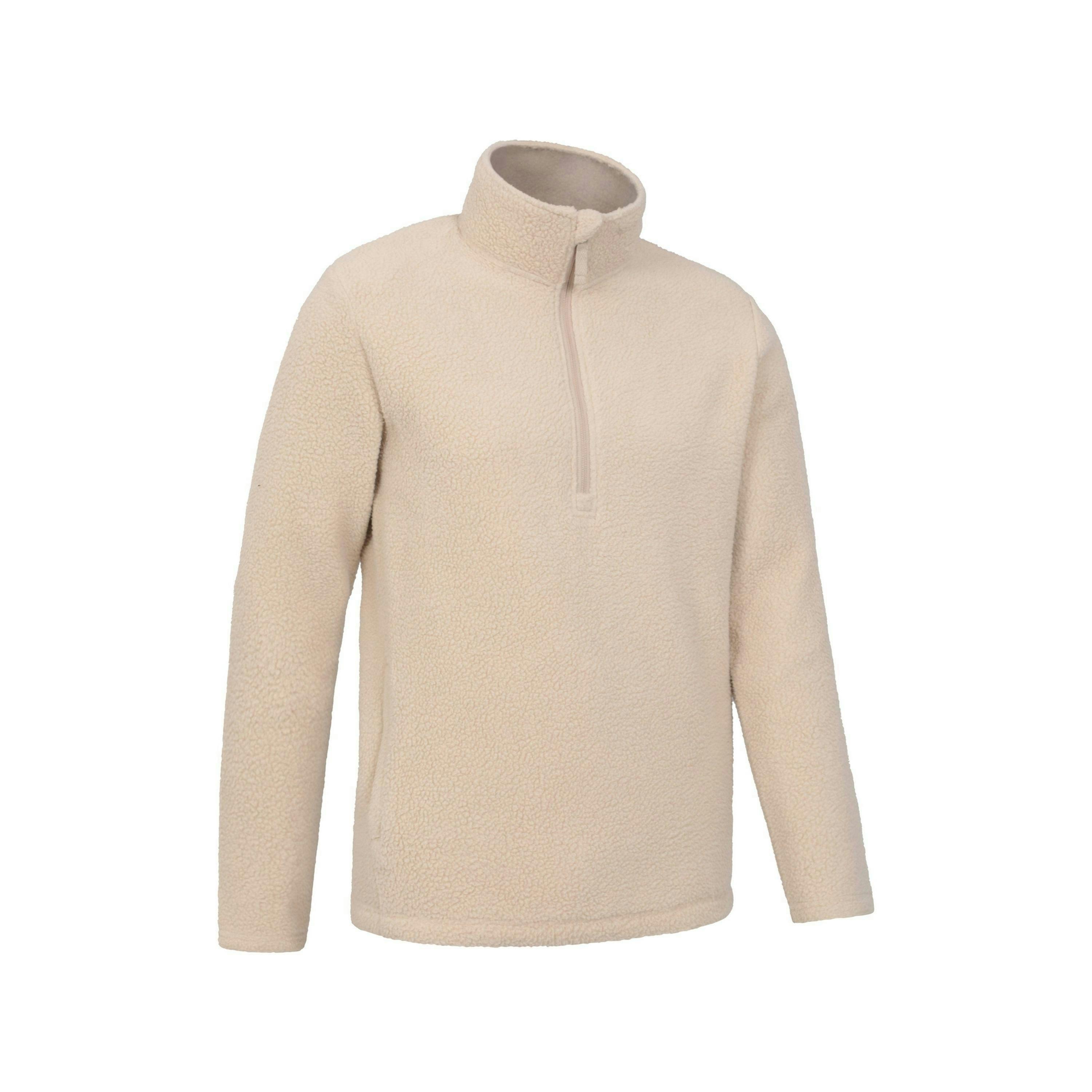 Mountain Warehouse Mens Ted Borg Half Zip Fleece Top , view 4 of 4