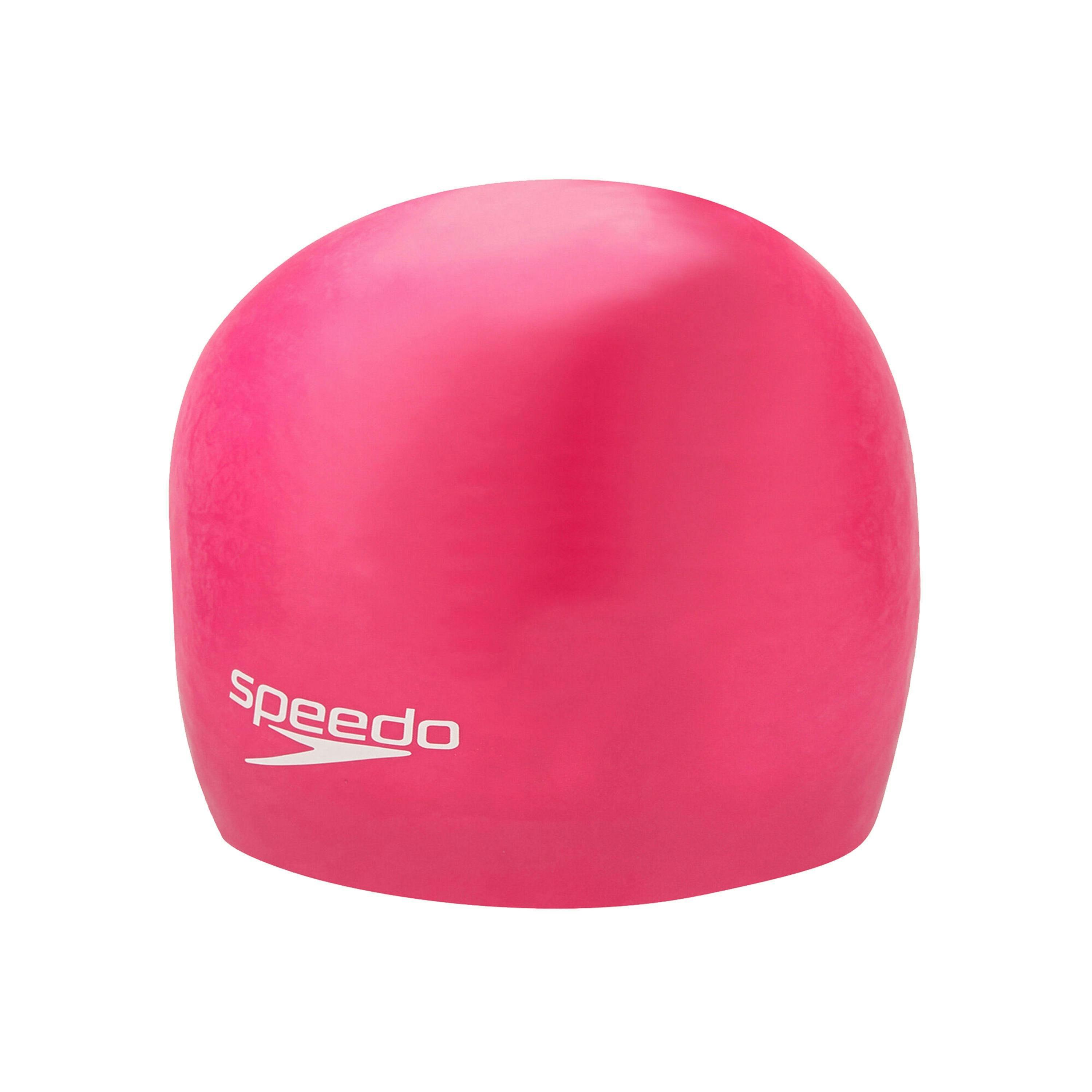 Speedo Unisex Adult Moulded Silicone Swimming Cap , view 2 of 3