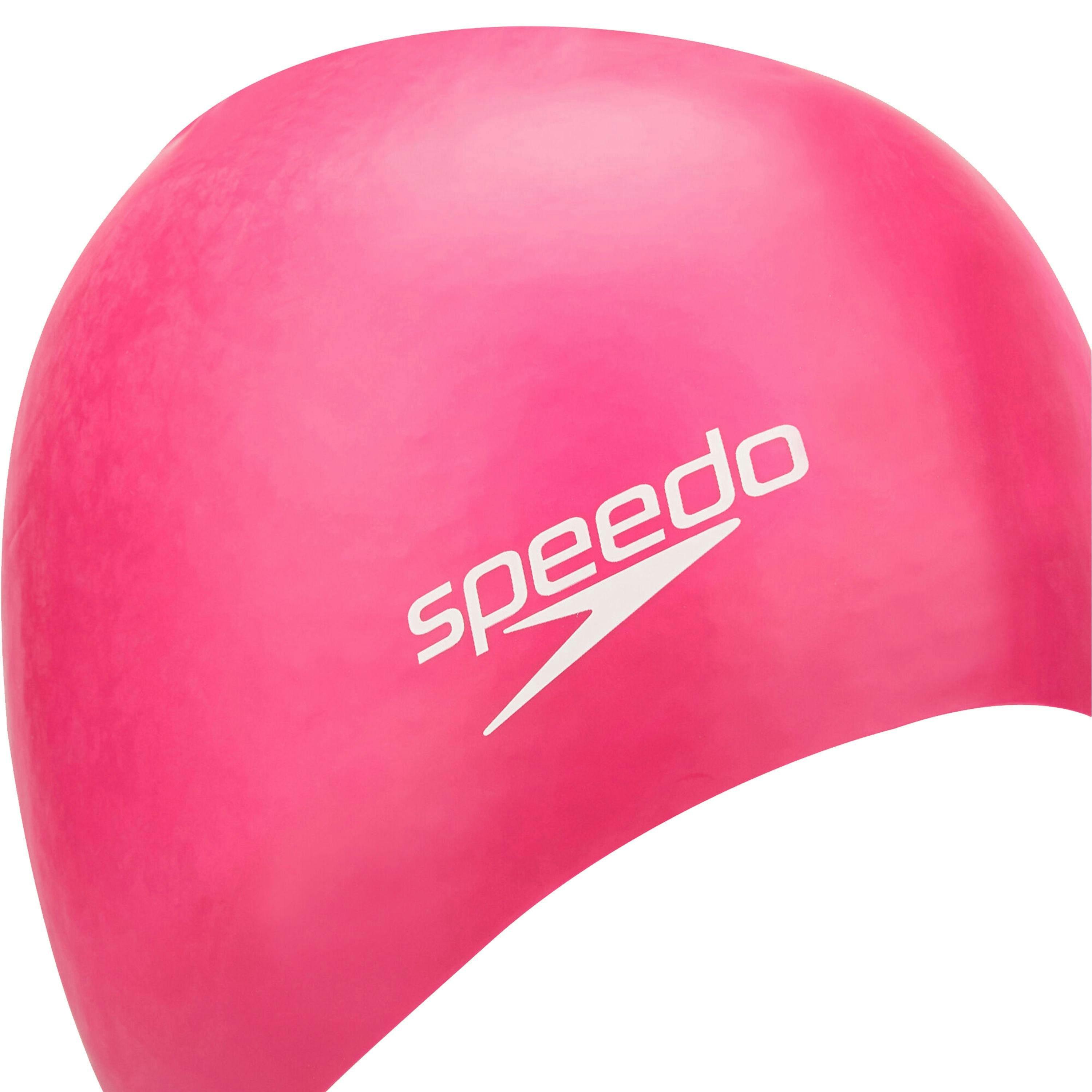 Speedo Unisex Adult Moulded Silicone Swimming Cap , view 3 of 3