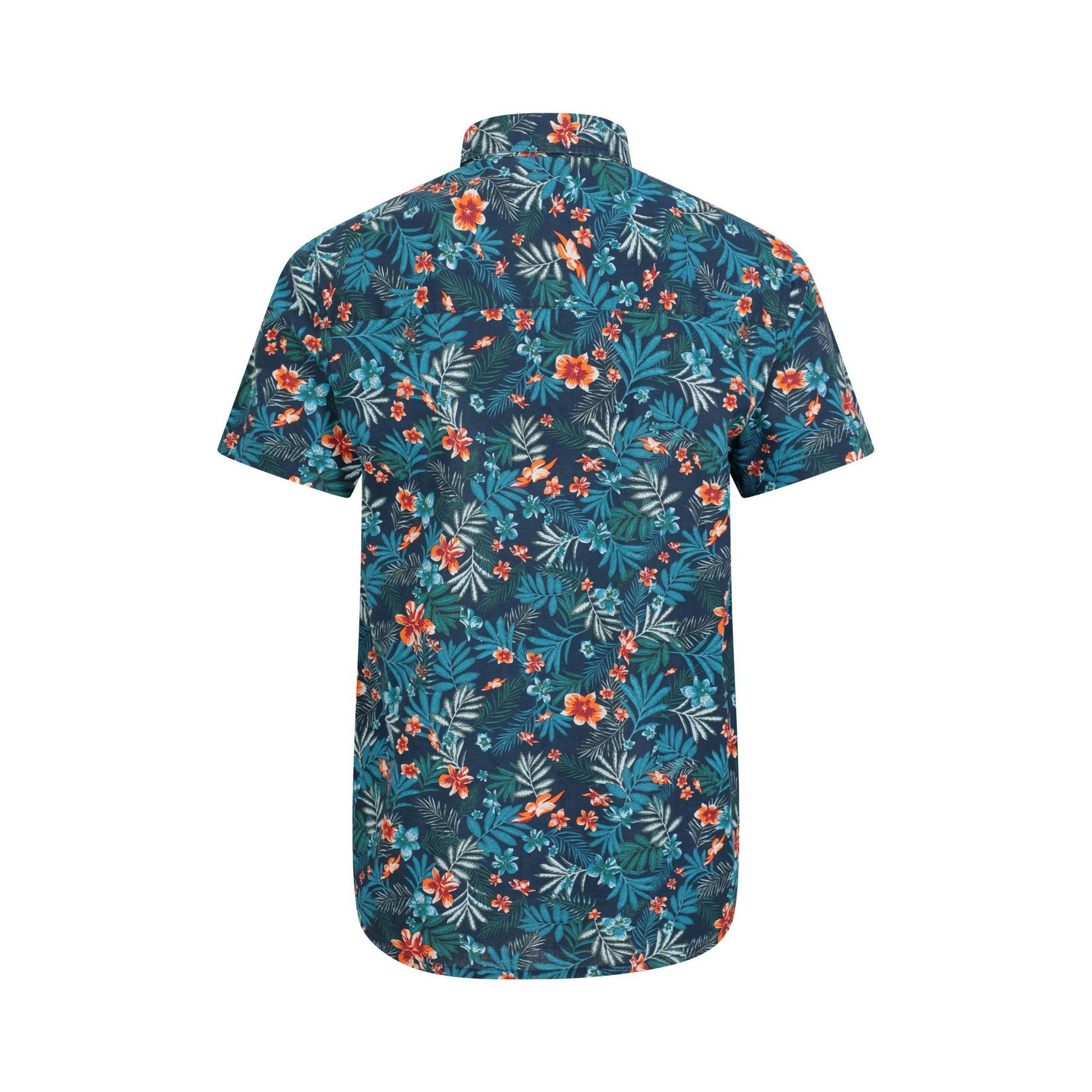 Mountain Warehouse Mens Tropical Floral Short-Sleeved Shirt , view 2 of 4