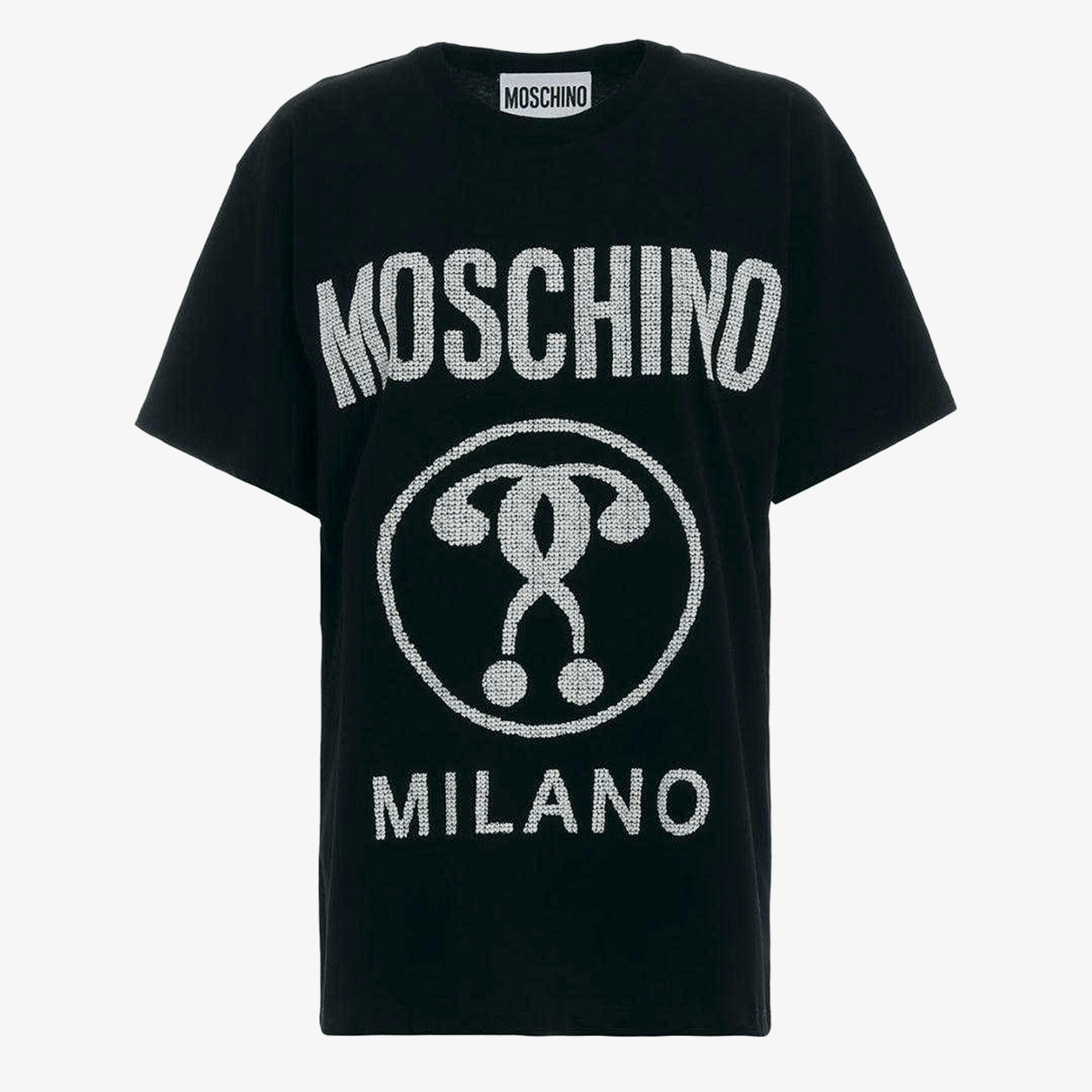 Moschino Mens Question Mark Logo T-Shirt , view 1 of 1
