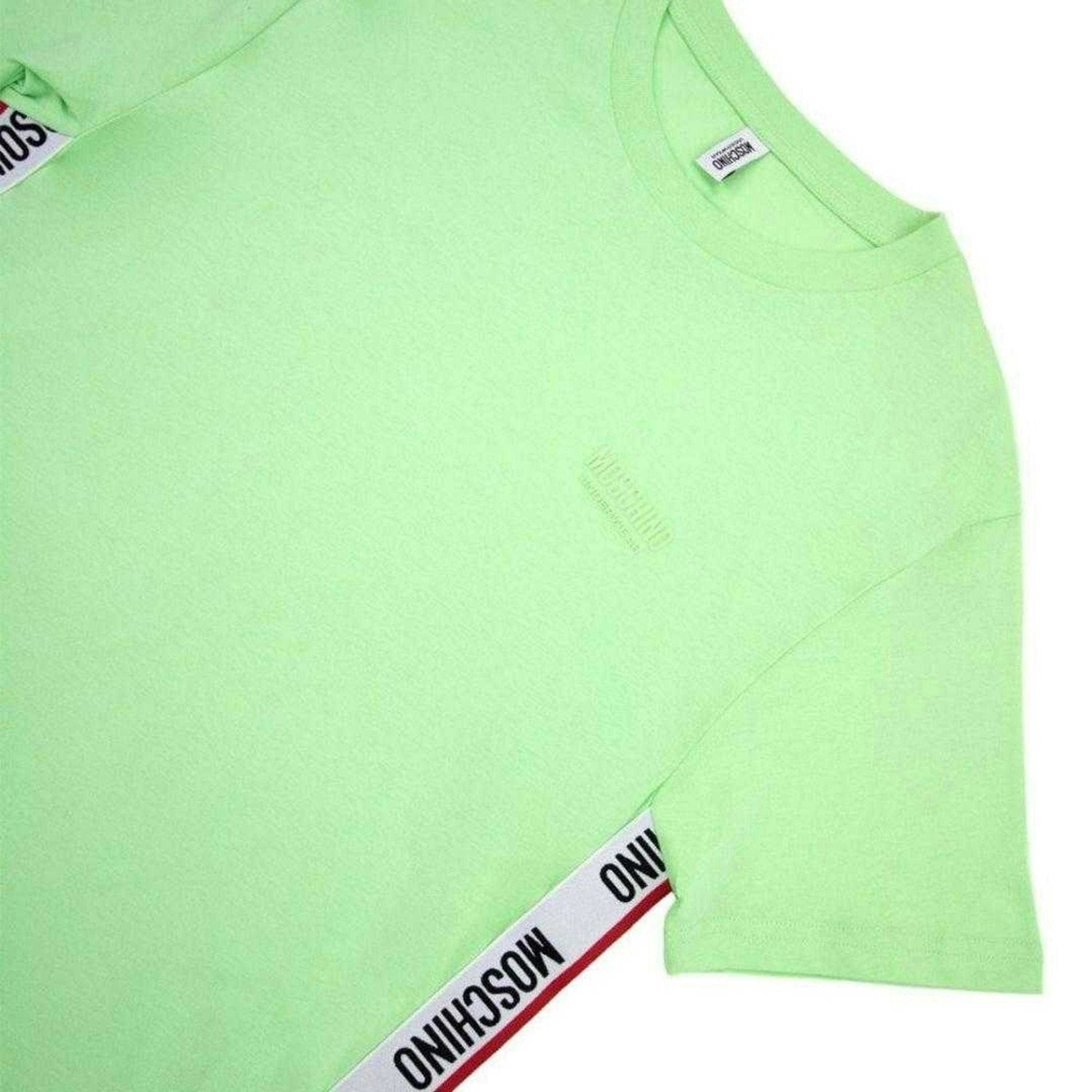Moschino Mens Logo Taped T-Shirt , view 2 of 2