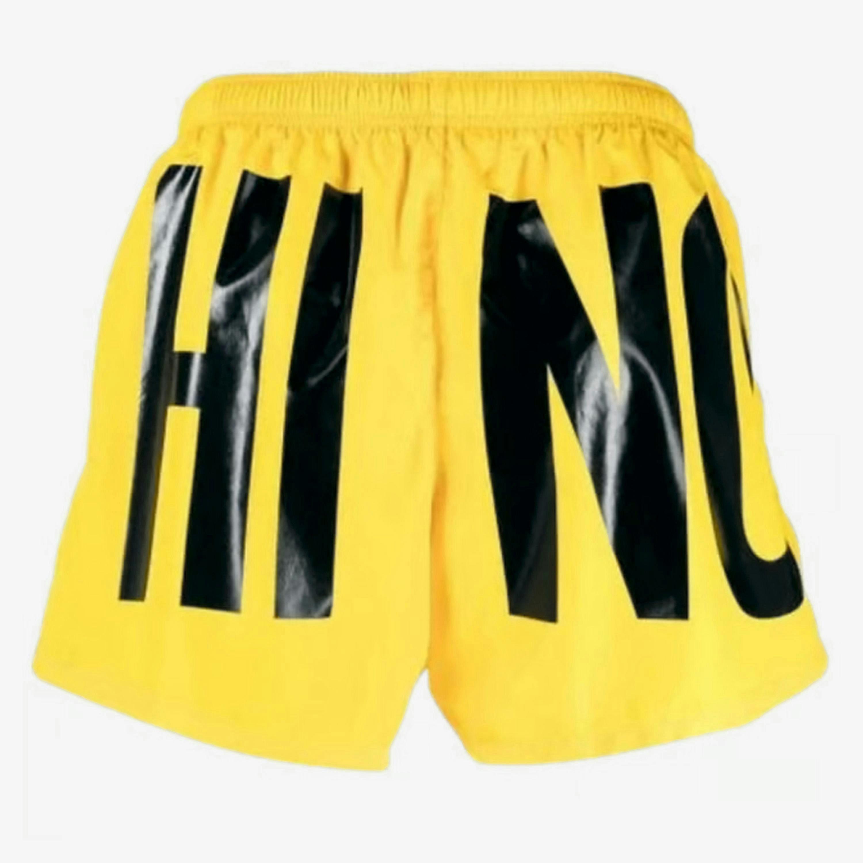 Moschino Mens Logo Swim Shorts , view 1 of 2