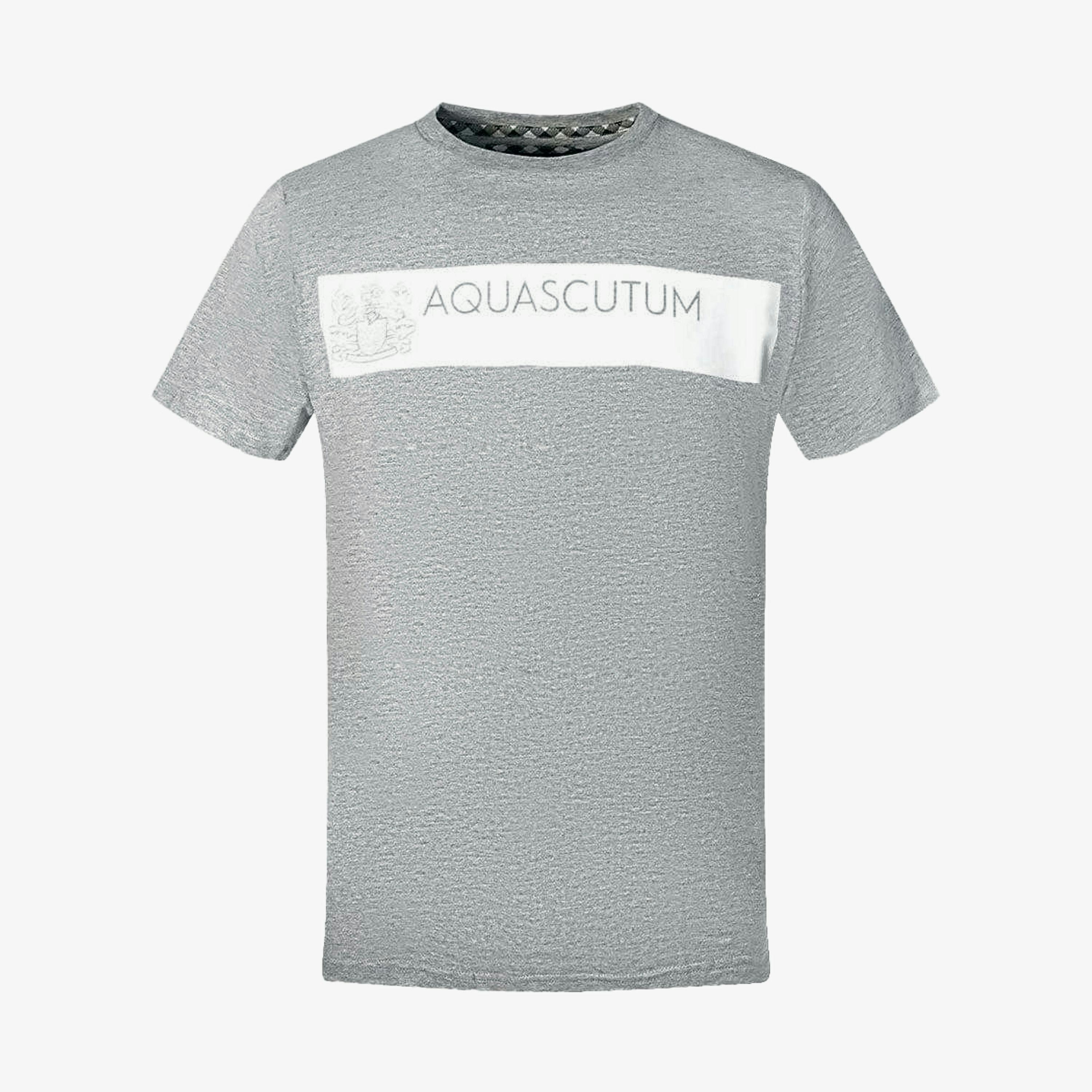 Aquascutum Mens Block Logo T-Shirt , view 1 of 1